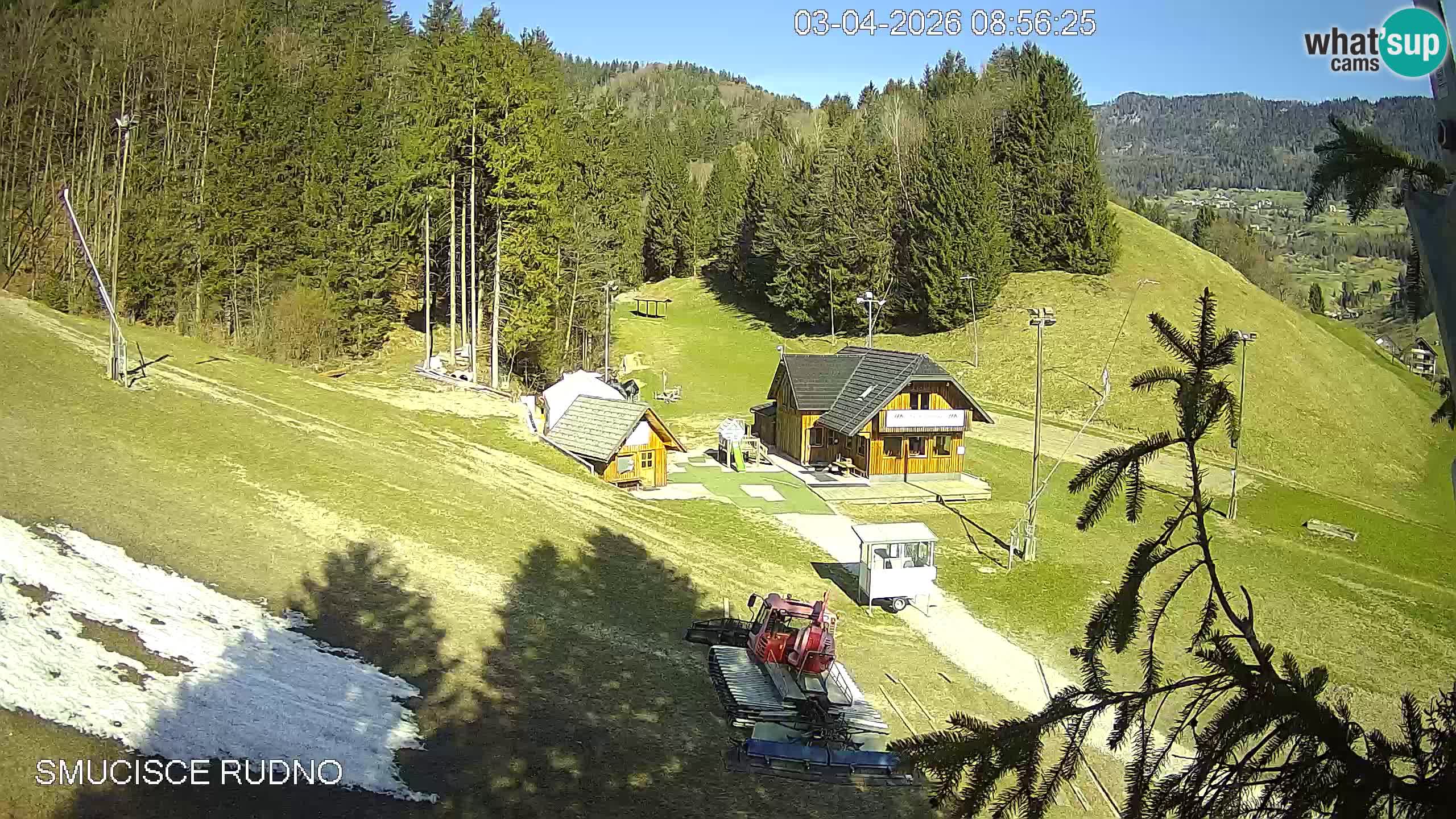 Smučišče Rudno – Pogled na spodnji del smučišča