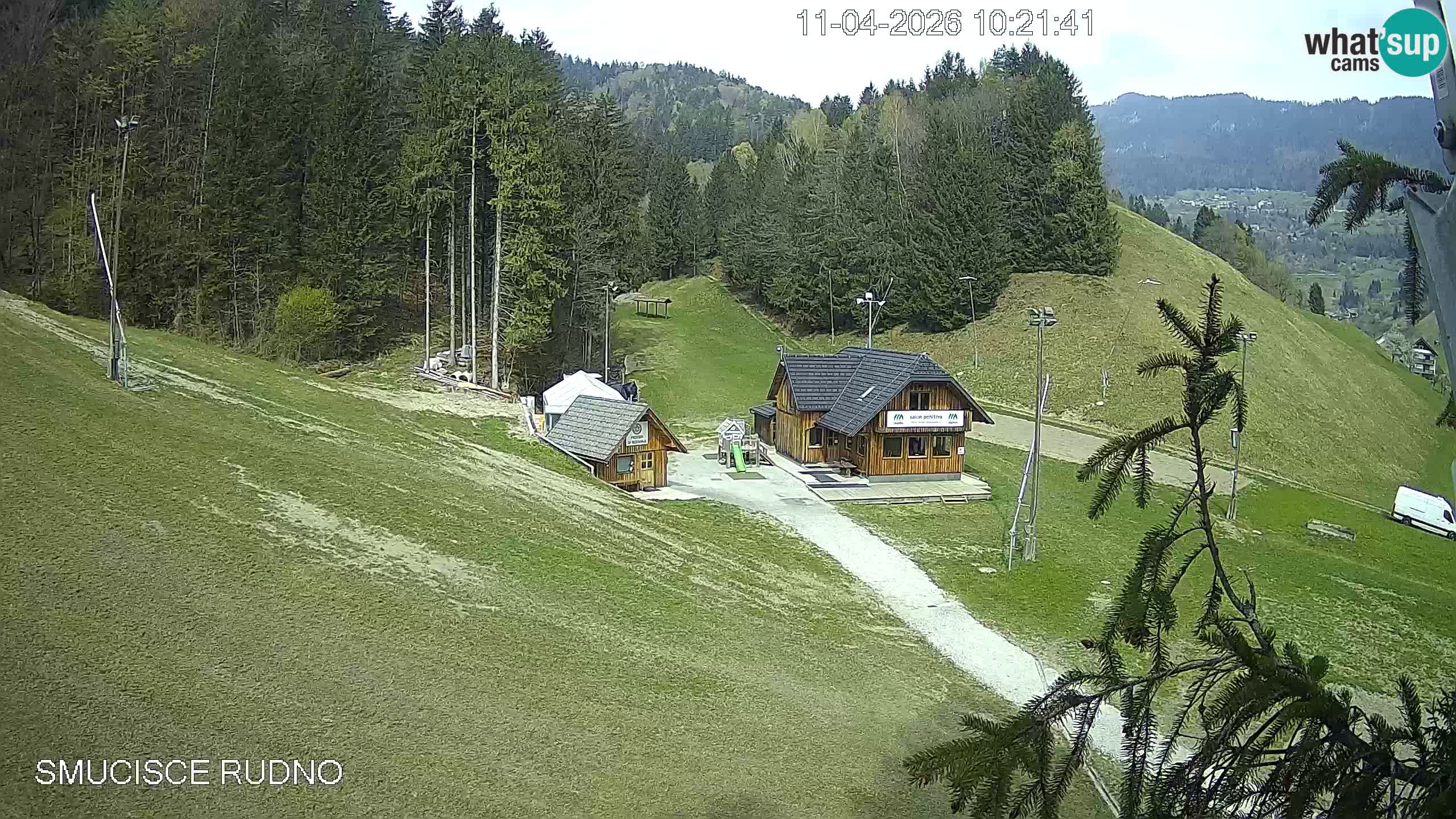 Smučišče Rudno – Pogled na spodnji del smučišča