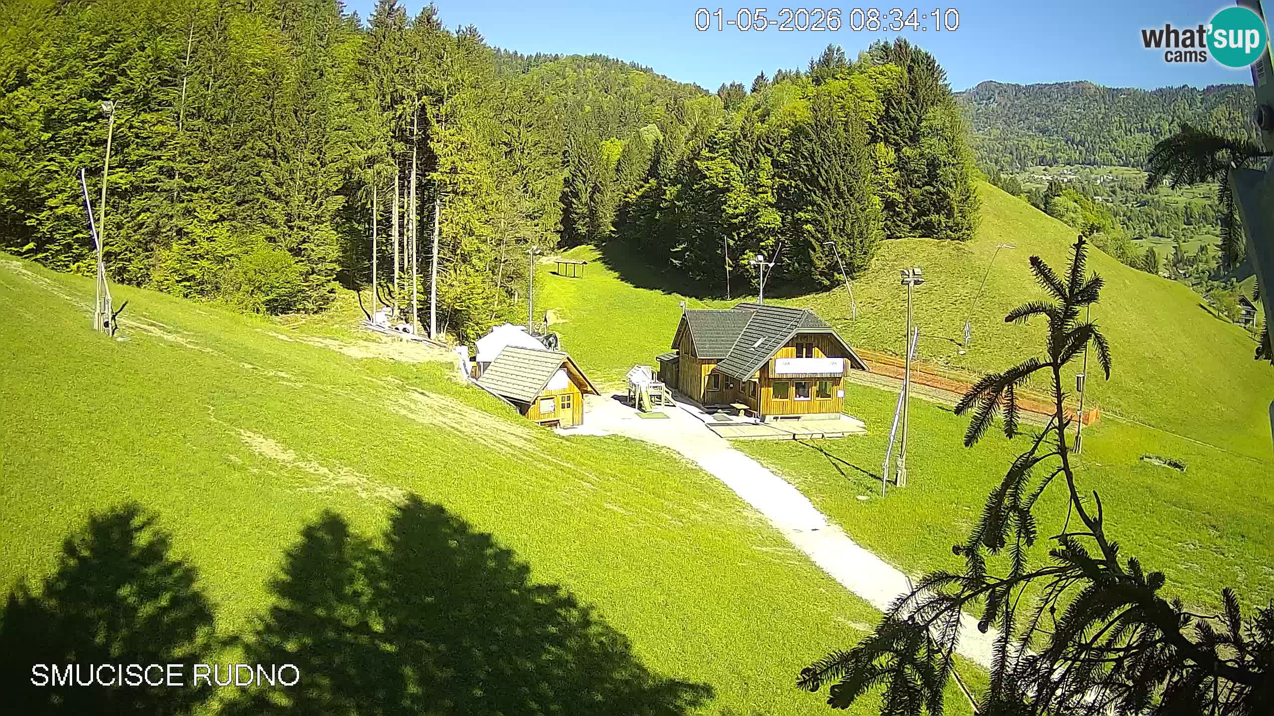 Smučišče Rudno – Pogled na spodnji del smučišča