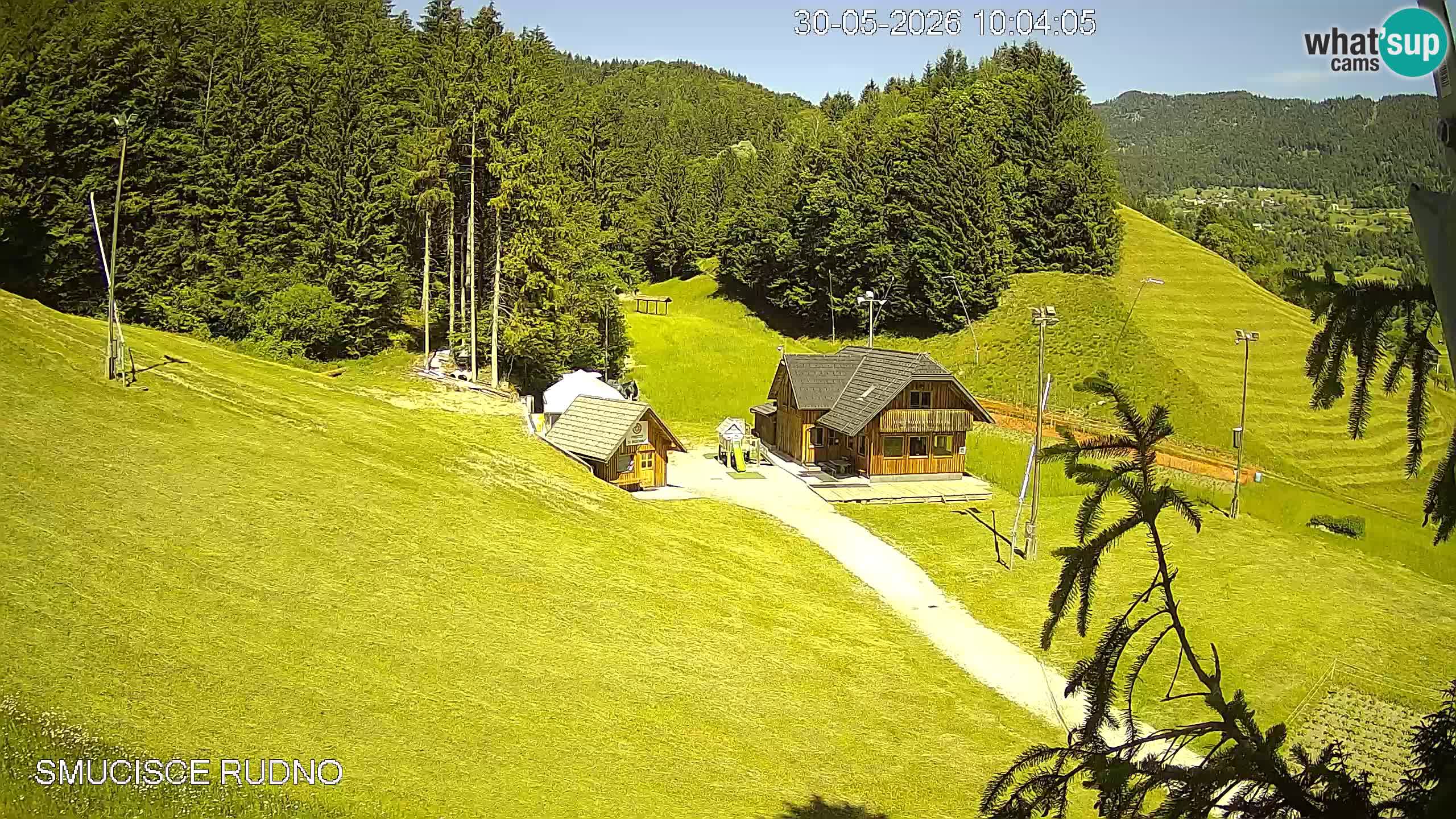 Smučišče Rudno – Pogled na spodnji del smučišča