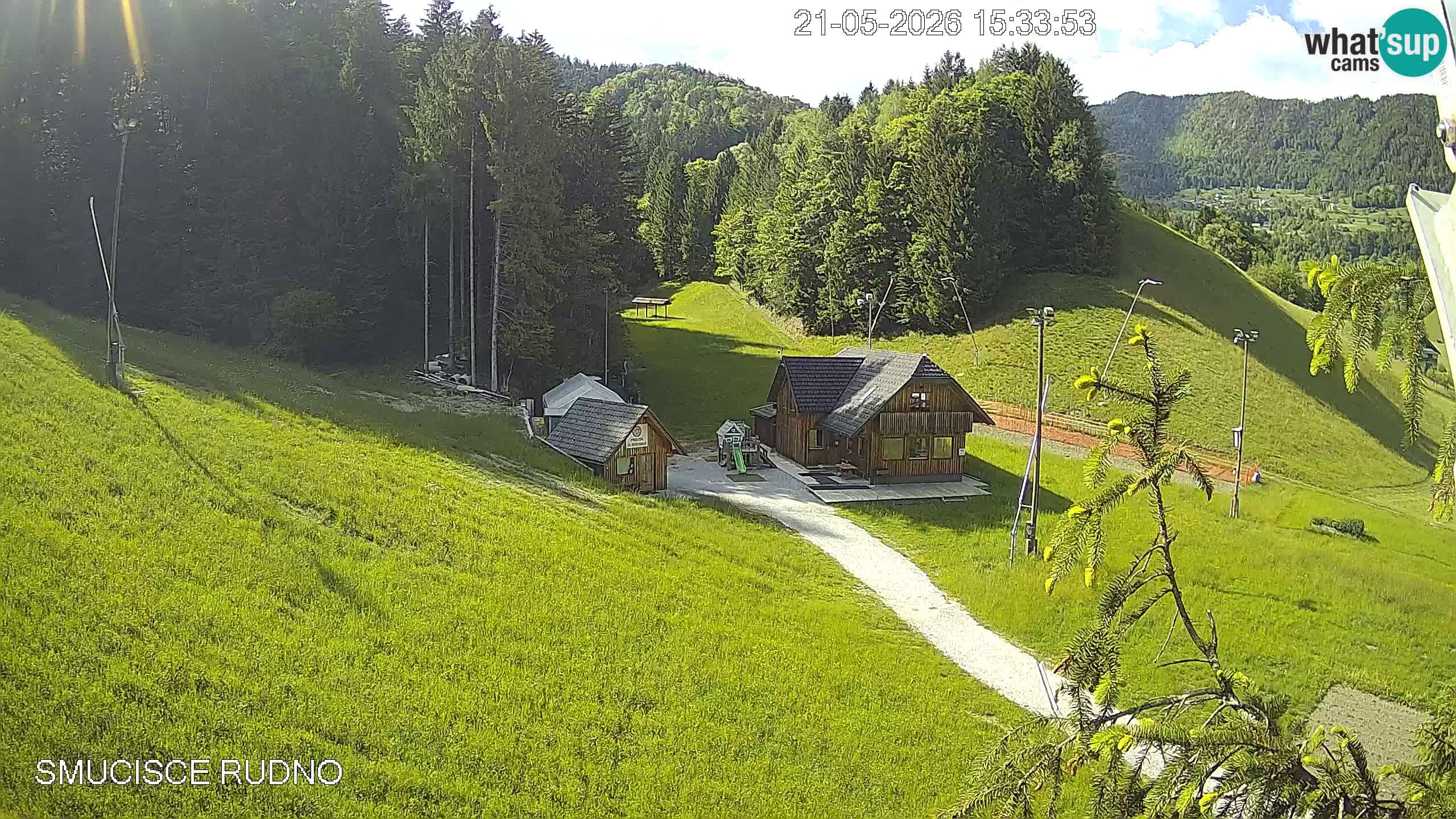 Smučišče Rudno – Pogled na spodnji del smučišča
