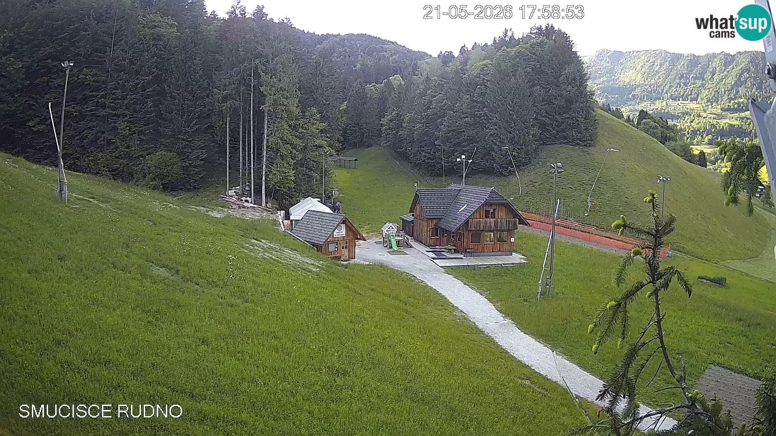 Smučišče Rudno – Pogled na spodnji del smučišča