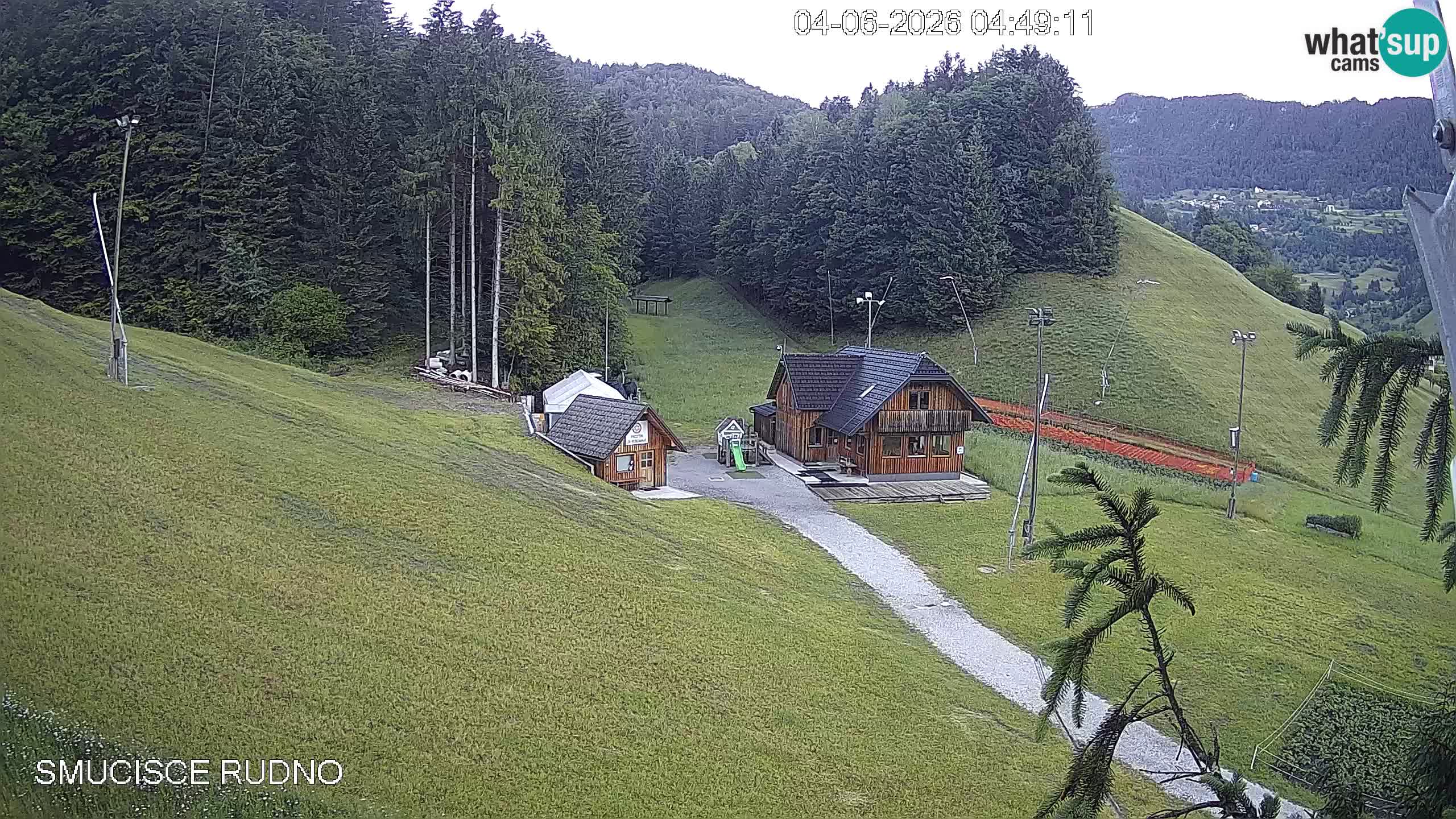 Smučišče Rudno – Pogled na spodnji del smučišča