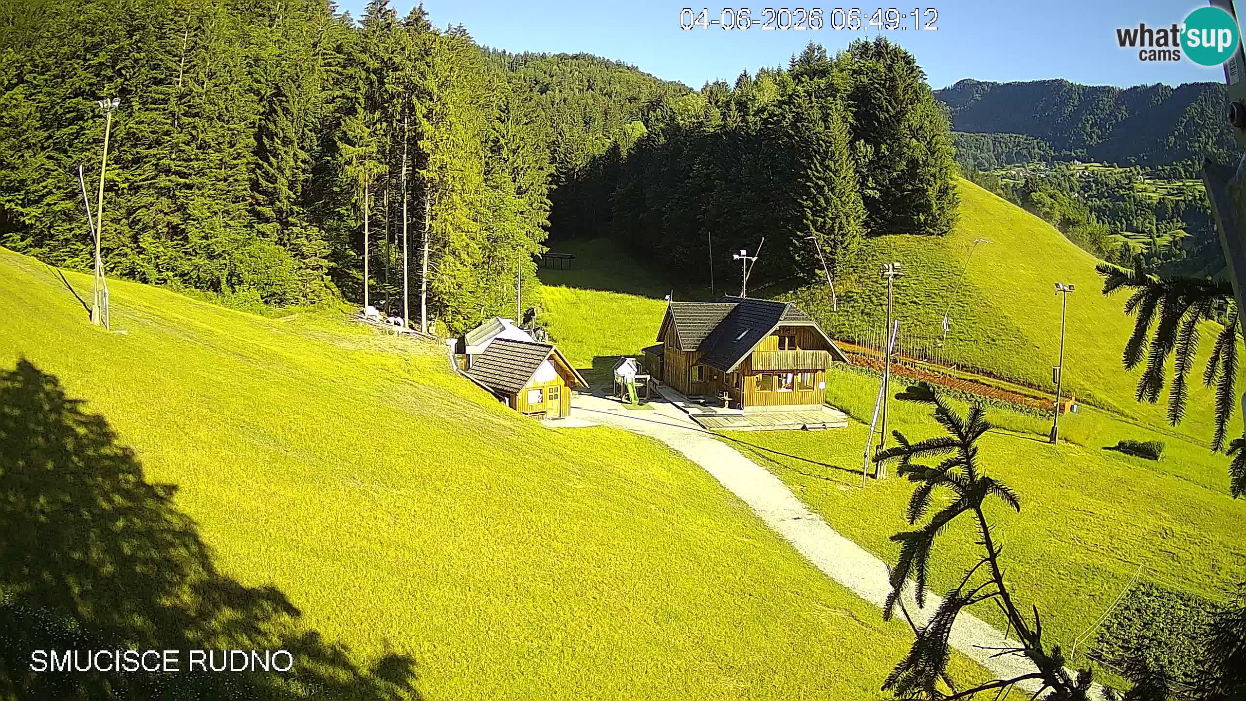 Smučišče Rudno – Pogled na spodnji del smučišča
