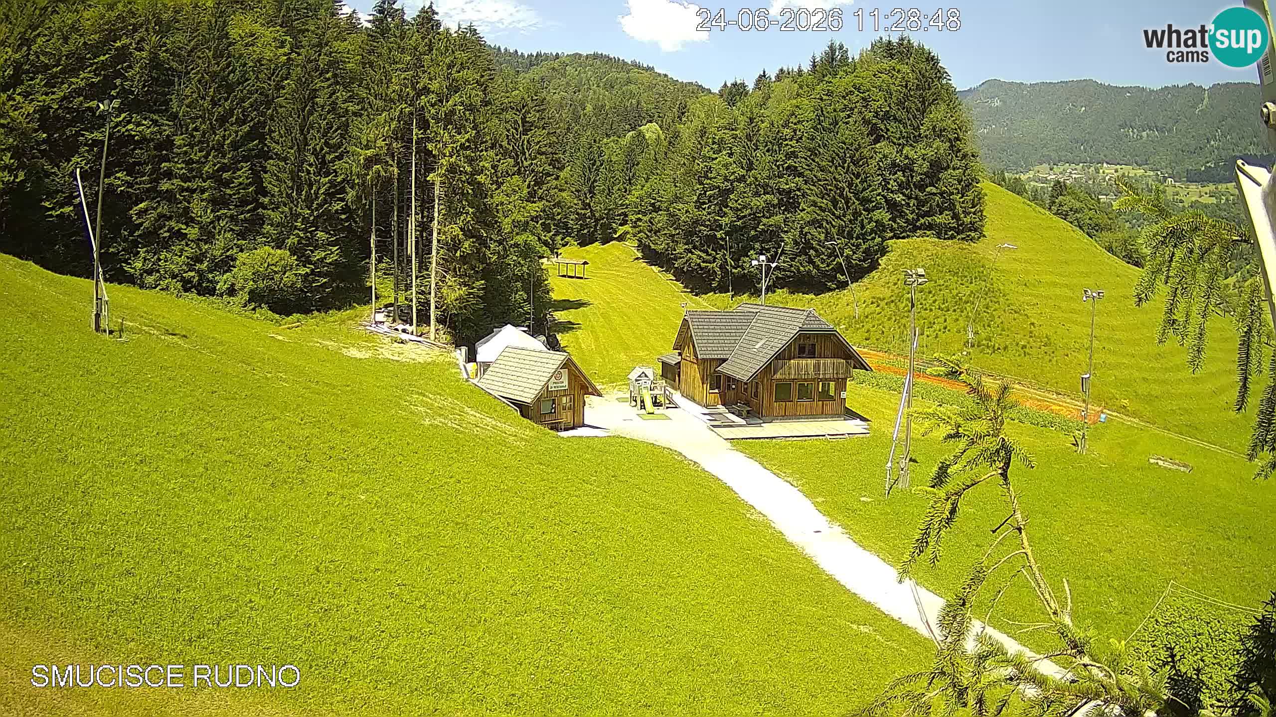 Smučišče Rudno – Pogled na spodnji del smučišča