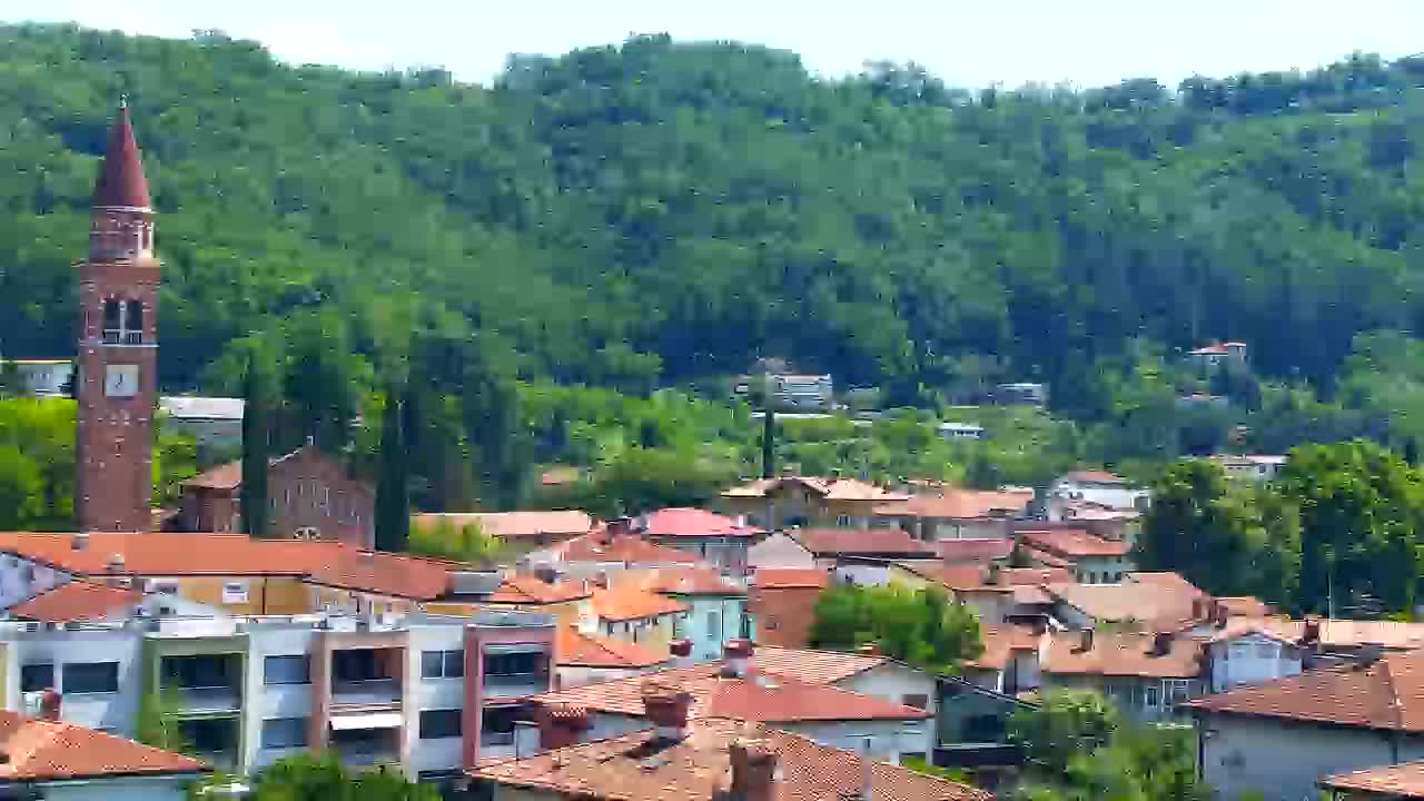 Čudovit panoramski pogled na Šempeter pri Gorici