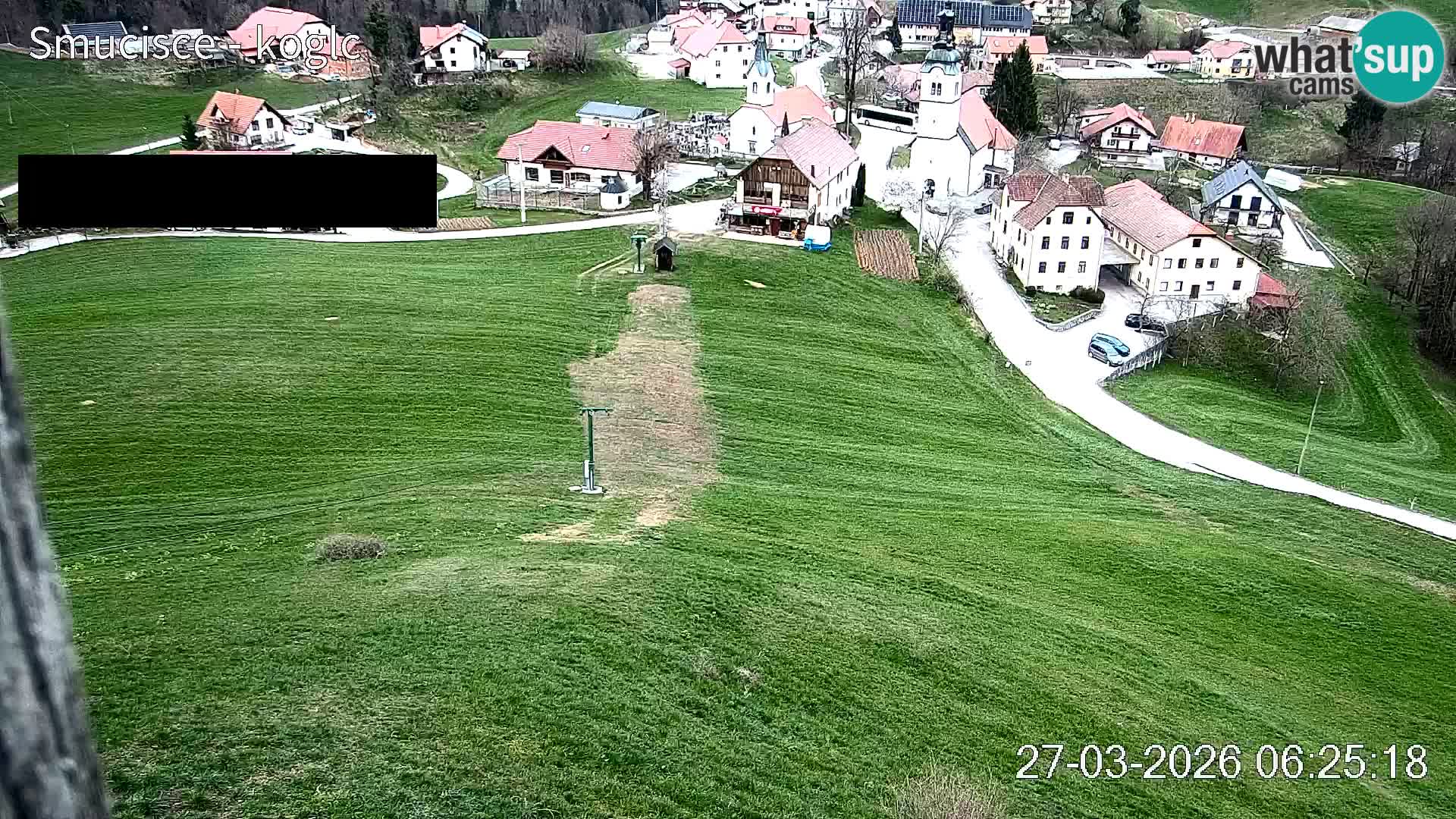 Web kamera Šentjošt skijalište – Pogled uživo na gornji dio staze