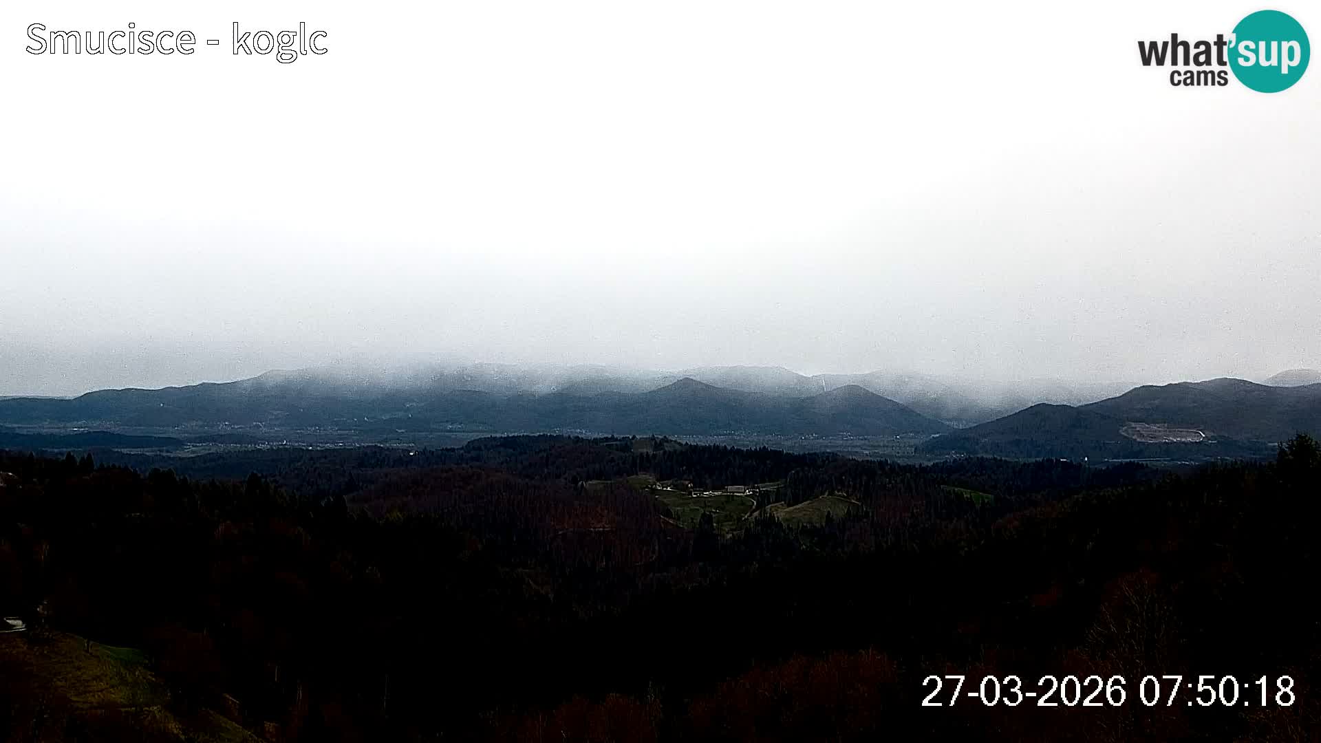 Web kamera Šentjošt skijalište – Pogled uživo na gornji dio staze