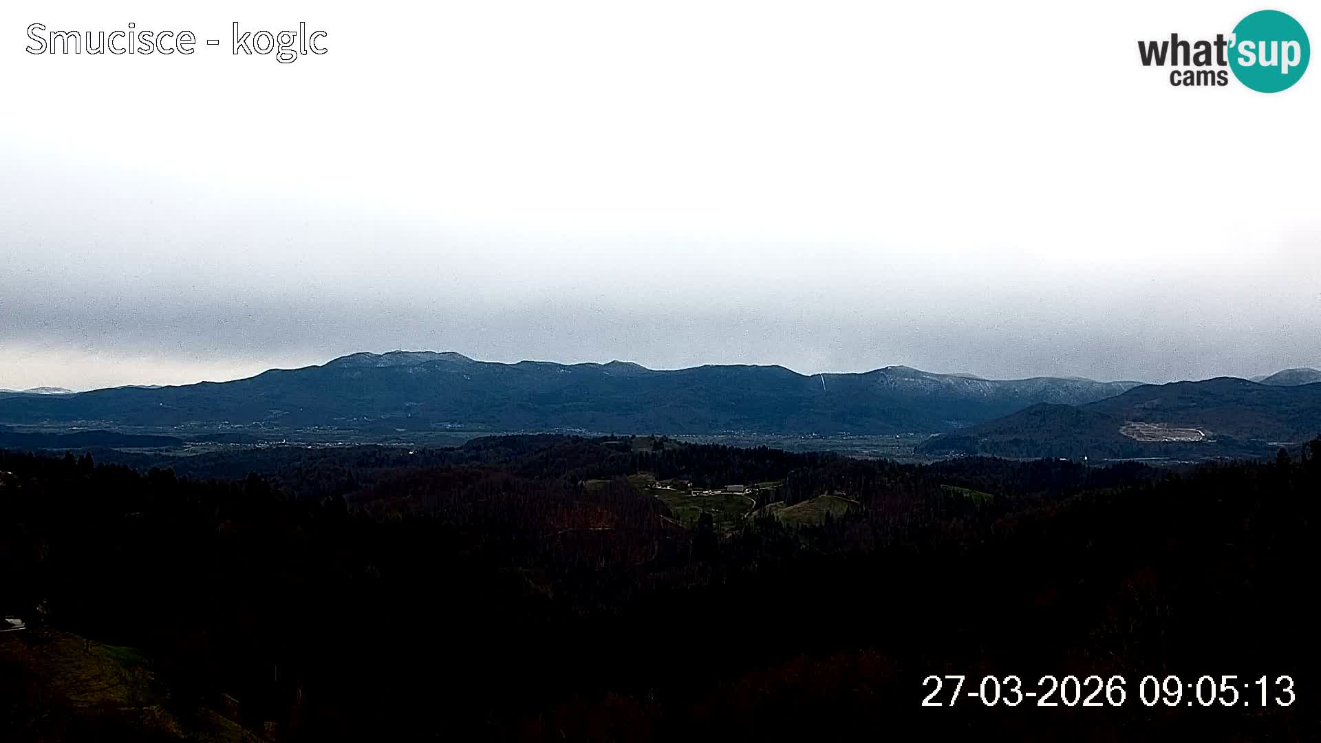 Webcam station de ski Šentjošt – Vue en direct des pistes supérieures