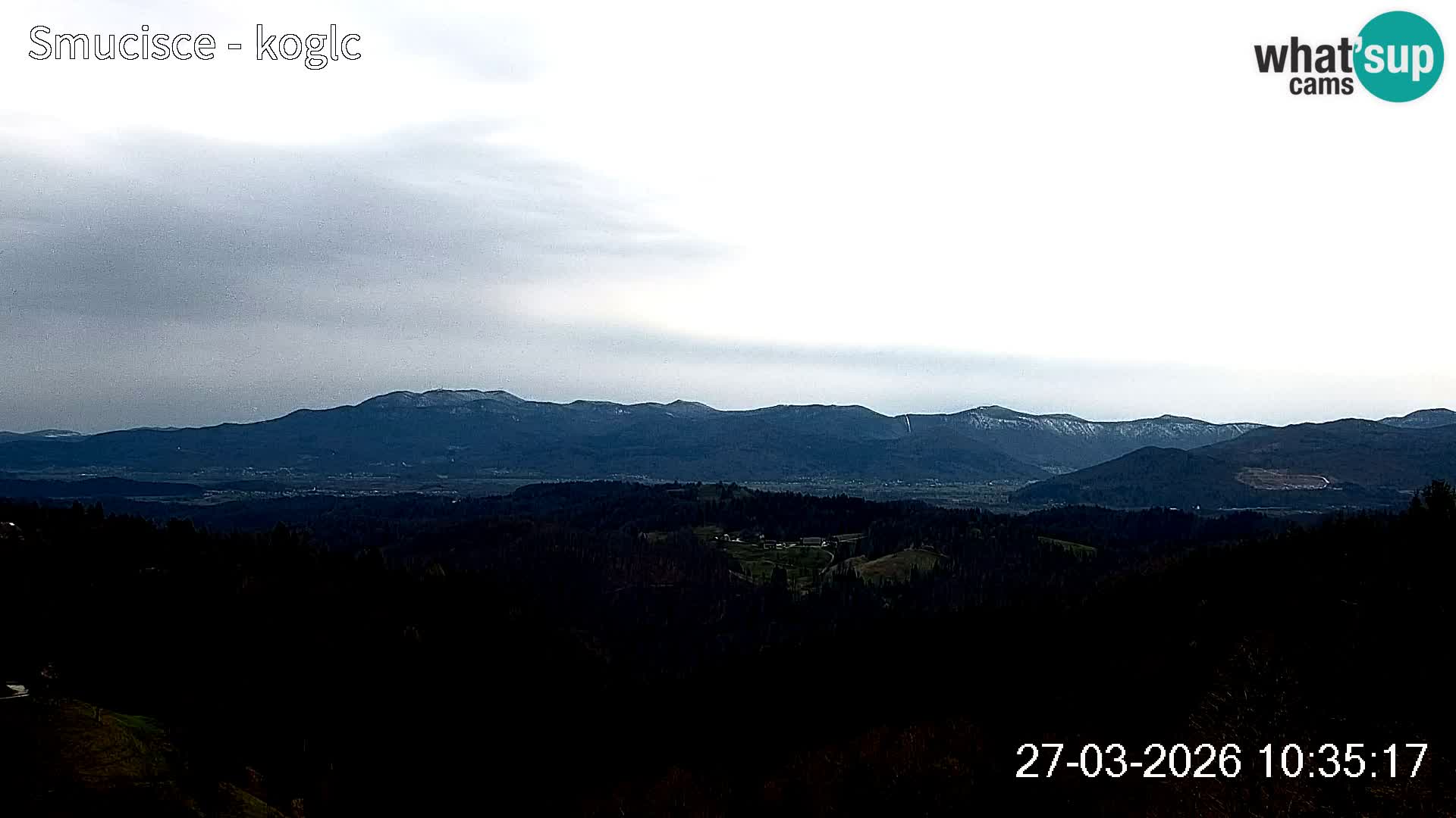 Web kamera Šentjošt skijalište – Pogled uživo na gornji dio staze