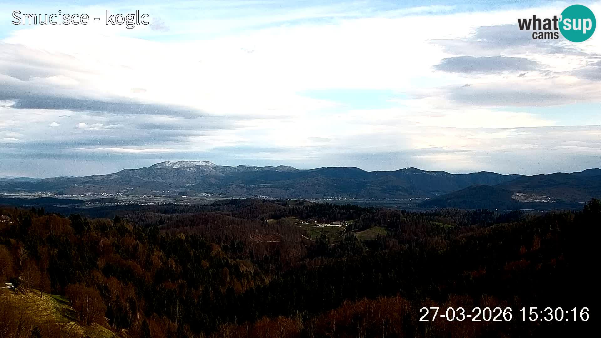 Skikamera Šentjošt – Liveblick auf den oberen Pistenbereich