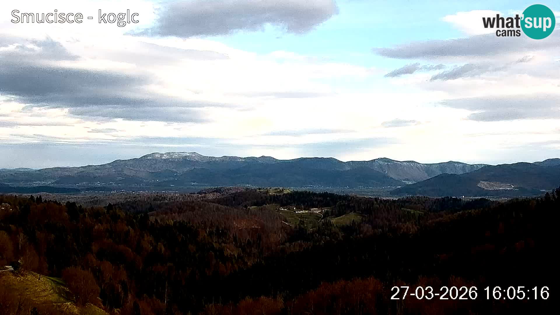 Web kamera Šentjošt skijalište – Pogled uživo na gornji dio staze