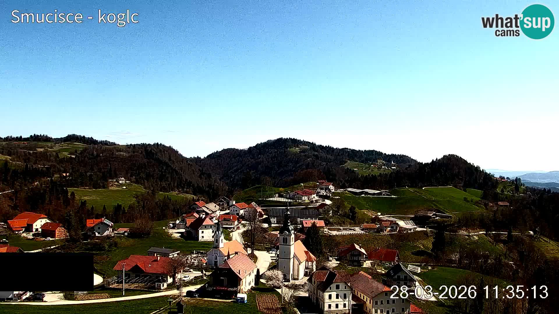 Web kamera Šentjošt skijalište – Pogled uživo na gornji dio staze