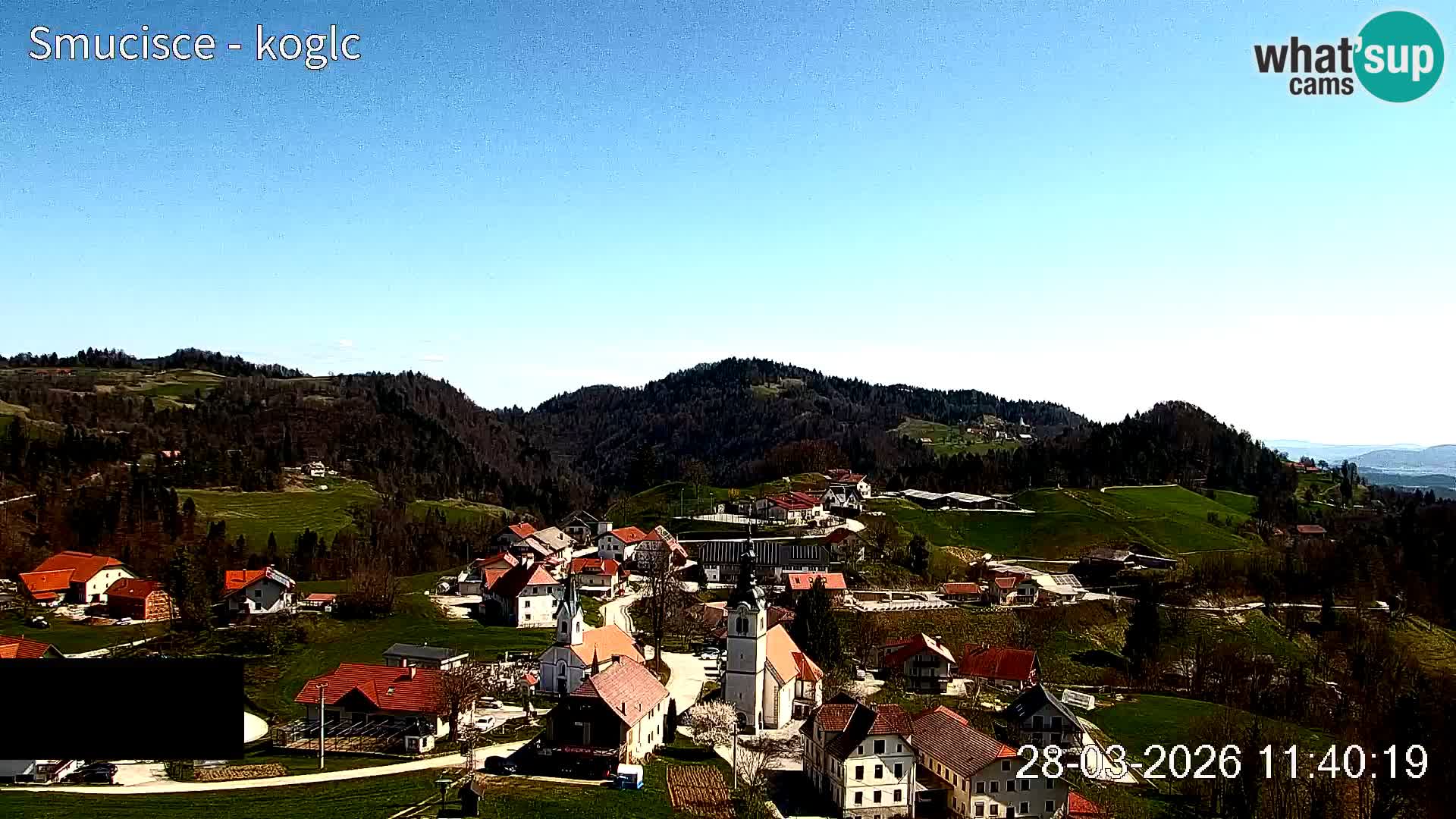 Skikamera Šentjošt – Liveblick auf den oberen Pistenbereich