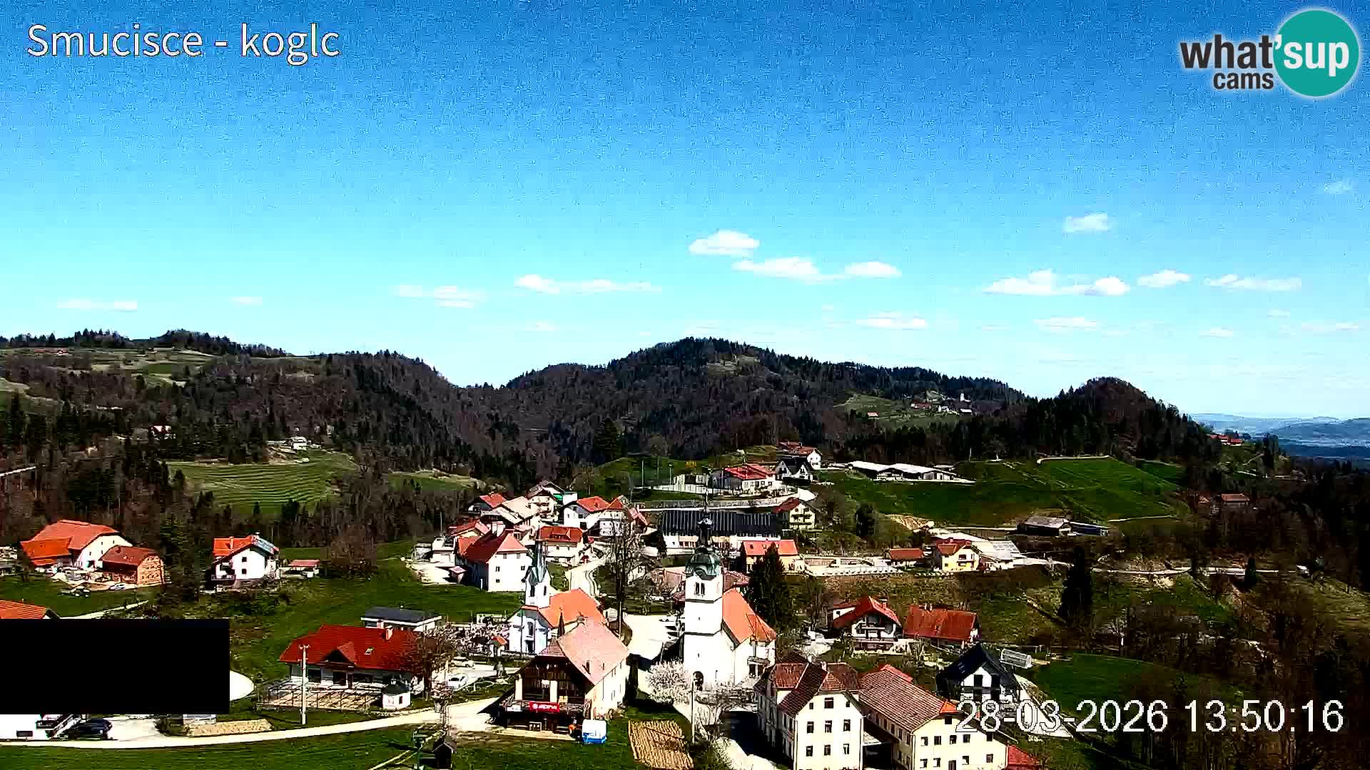 Skikamera Šentjošt – Liveblick auf den oberen Pistenbereich