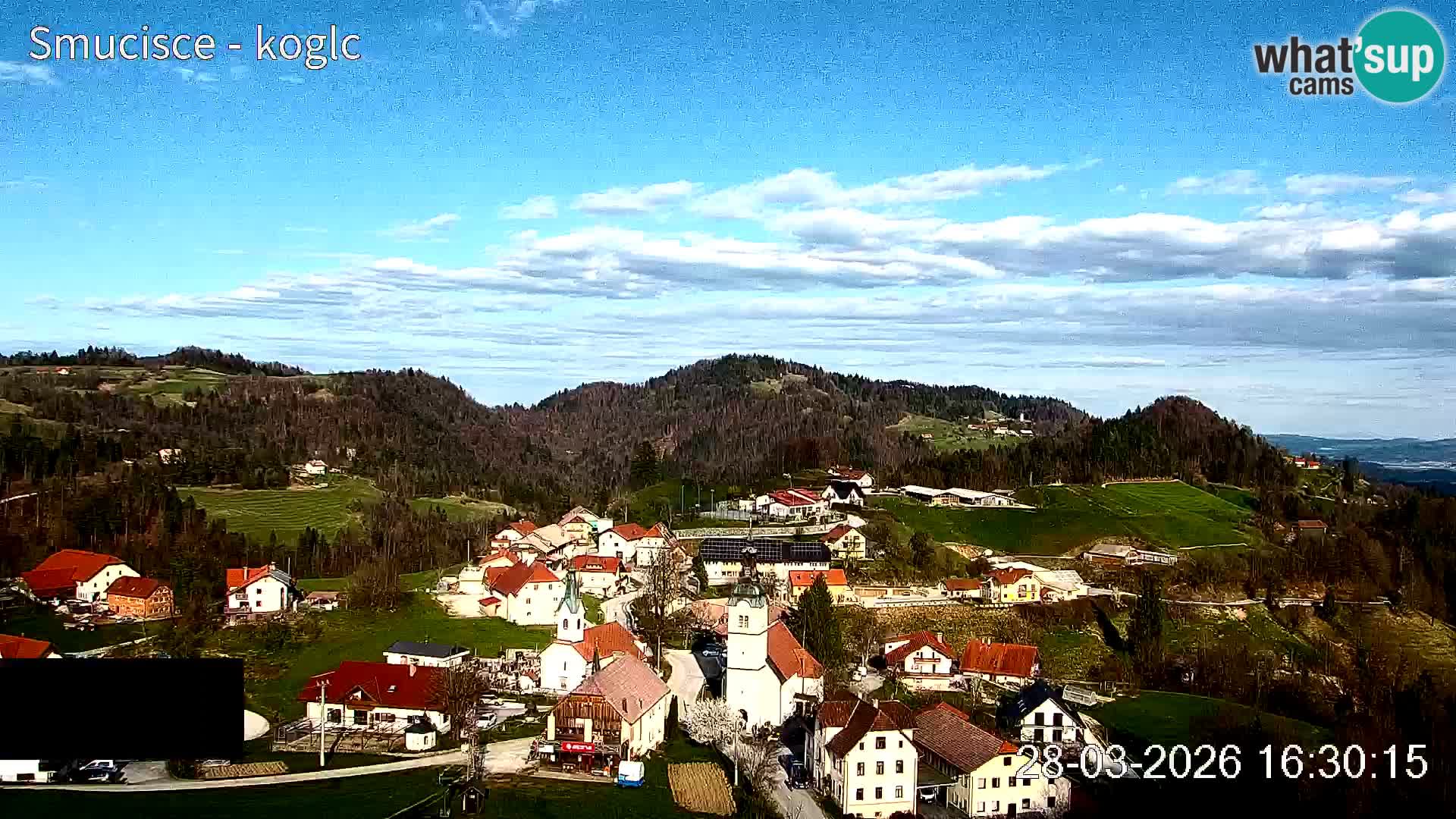 Webcam Šentjošt sci – Vista live sulla parte alta della pista