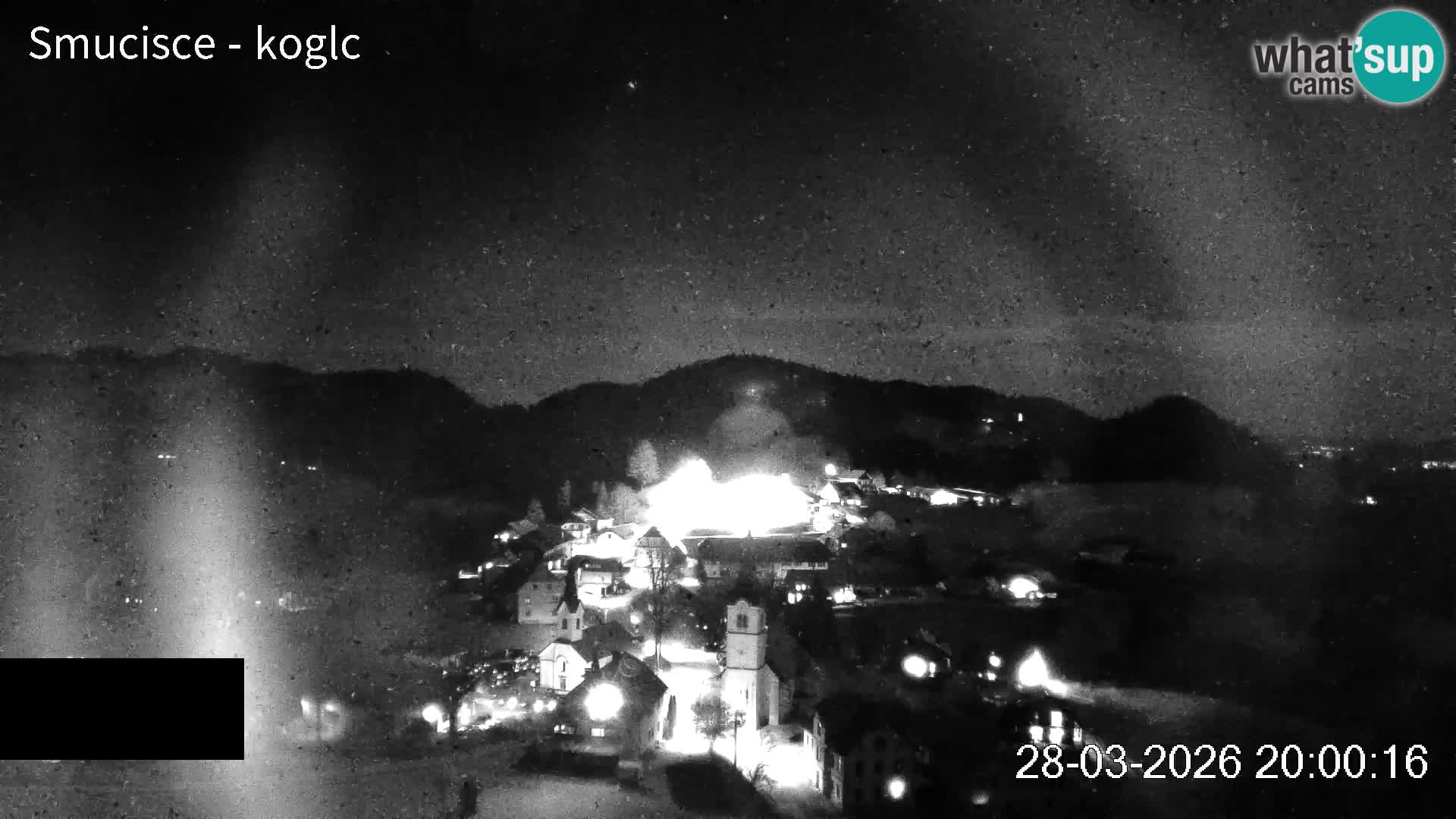 Webcam Šentjošt sci – Vista live sulla parte alta della pista