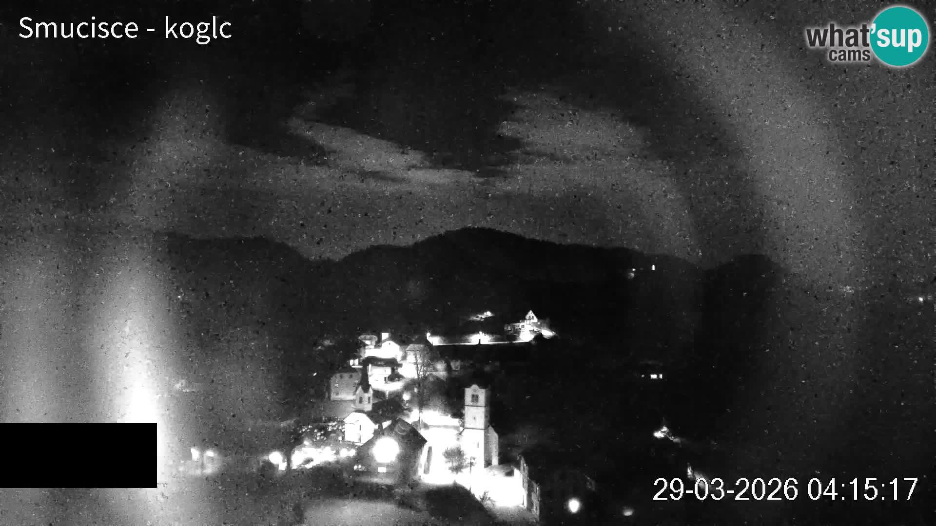 Webcam Šentjošt sci – Vista live sulla parte alta della pista