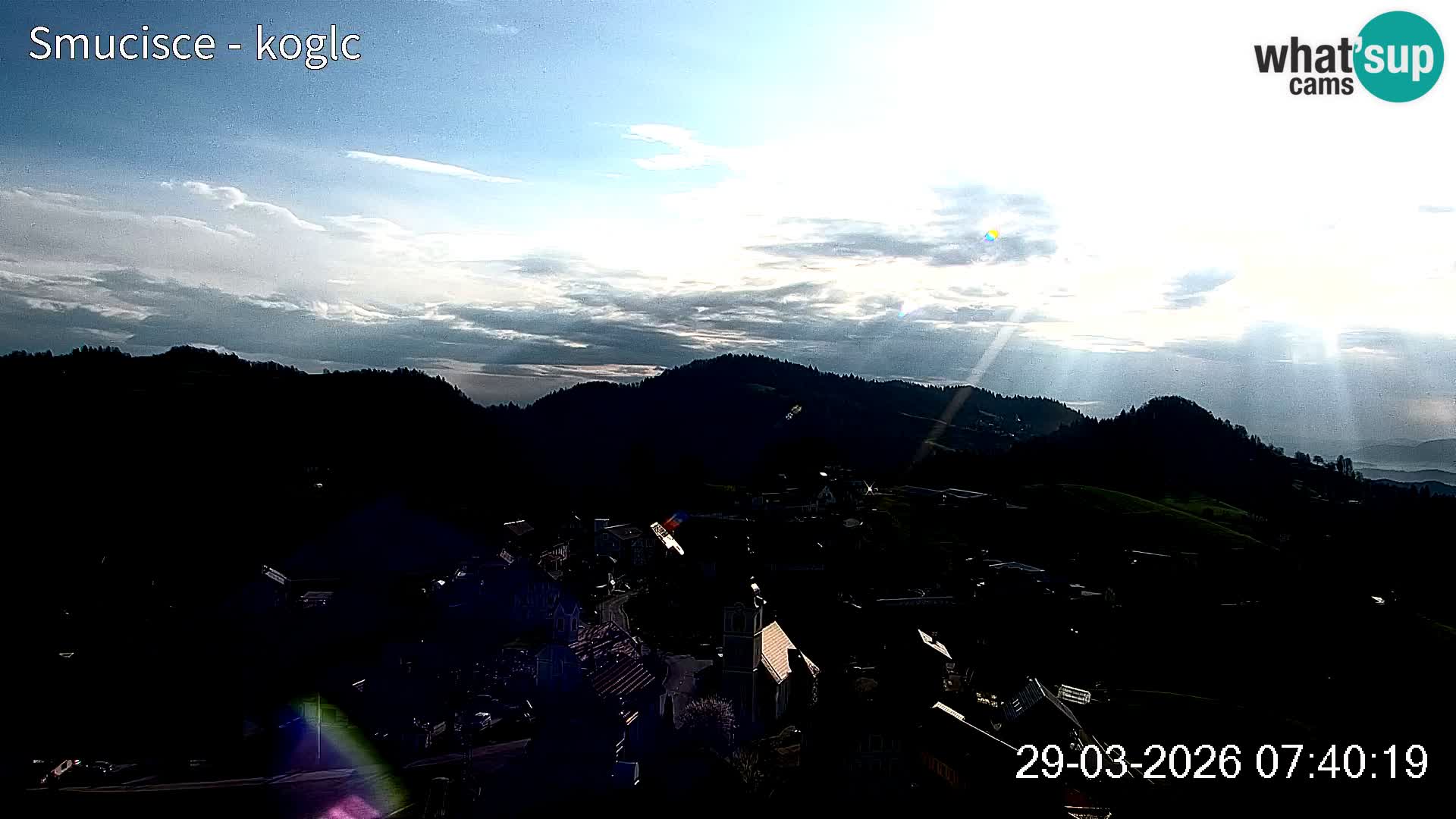 Web kamera Šentjošt skijalište – Pogled uživo na gornji dio staze