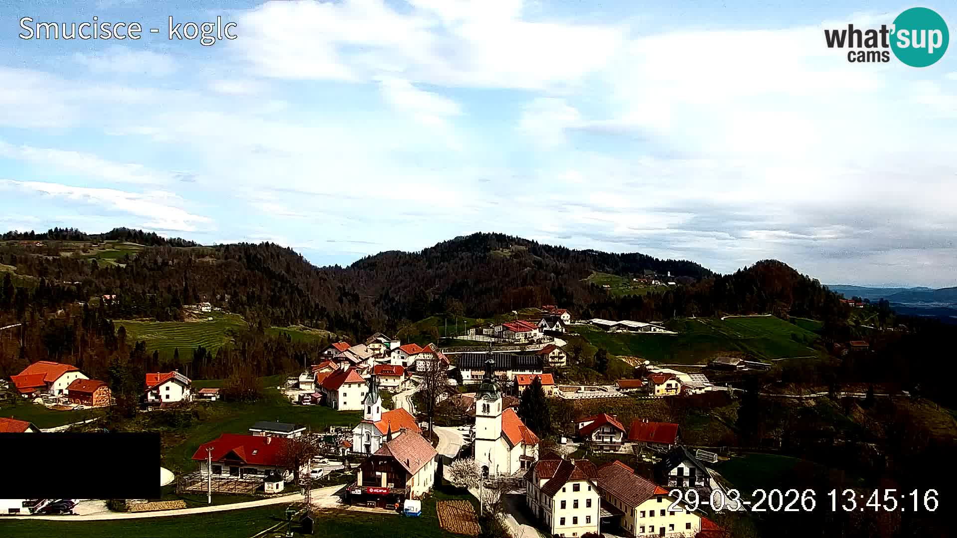 Skikamera Šentjošt – Liveblick auf den oberen Pistenbereich