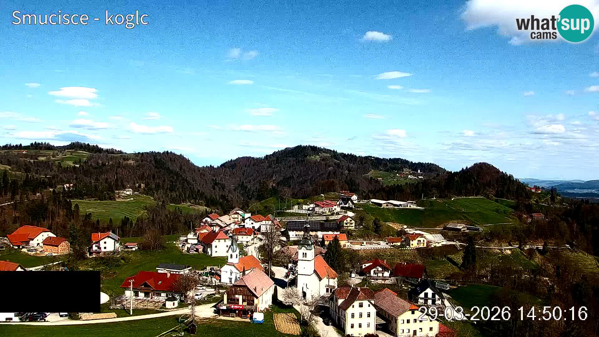 Spletna kamera Šentjošt smučišče – Pogled v živo na zgornji del proge