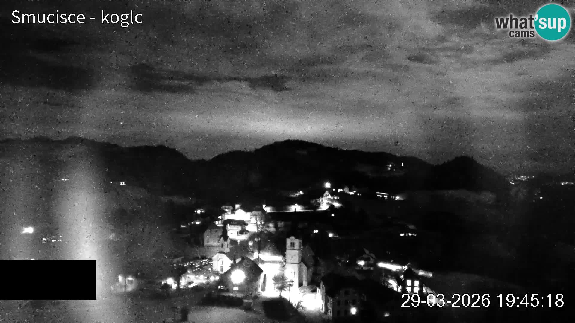 Webcam Šentjošt sci – Vista live sulla parte alta della pista