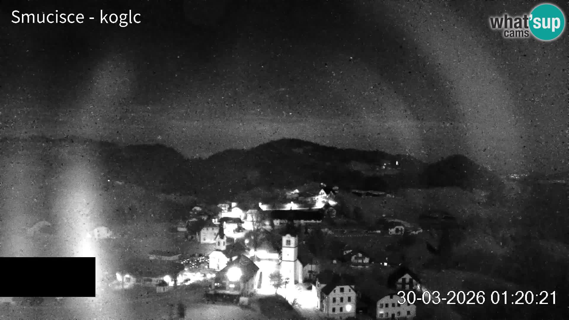 Webcam Šentjošt sci – Vista live sulla parte alta della pista