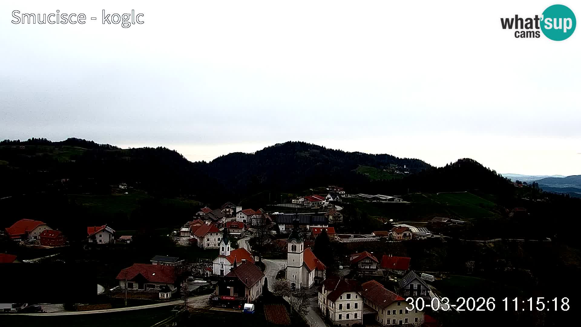 Spletna kamera Šentjošt smučišče – Pogled v živo na zgornji del proge