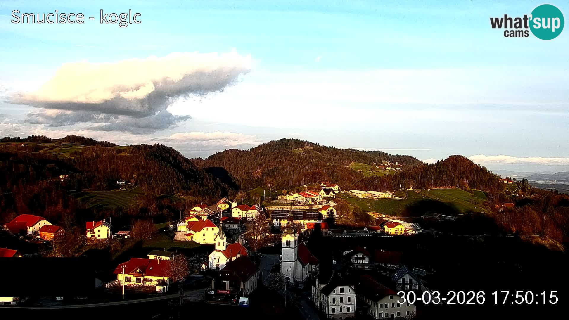 Spletna kamera Šentjošt smučišče – Pogled v živo na zgornji del proge