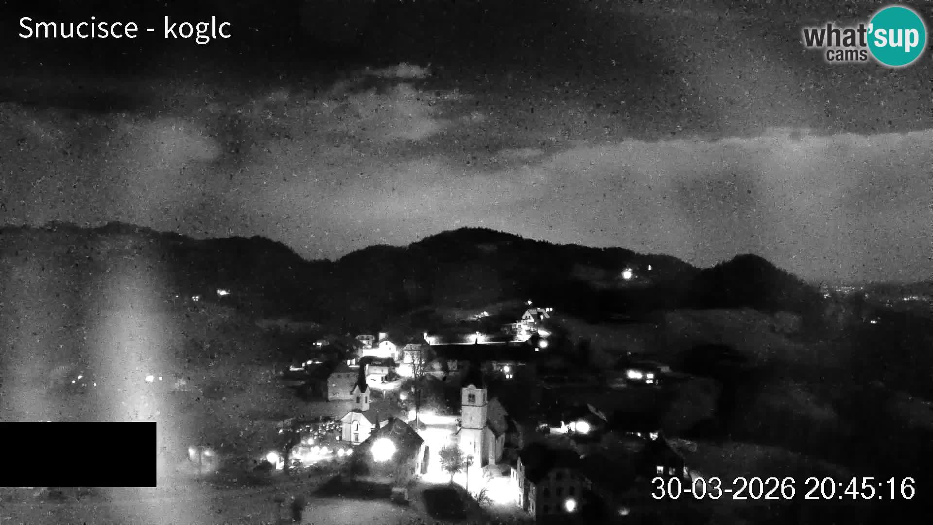 Webcam Šentjošt sci – Vista live sulla parte alta della pista