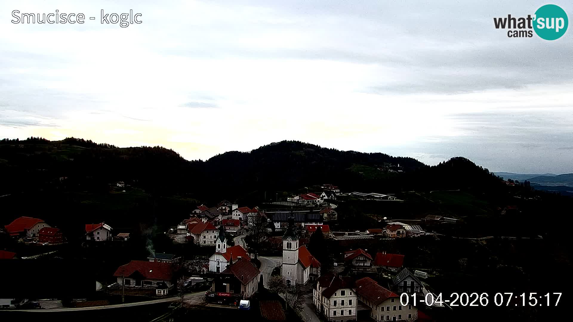 Webcam Šentjošt sci – Vista live sulla parte alta della pista