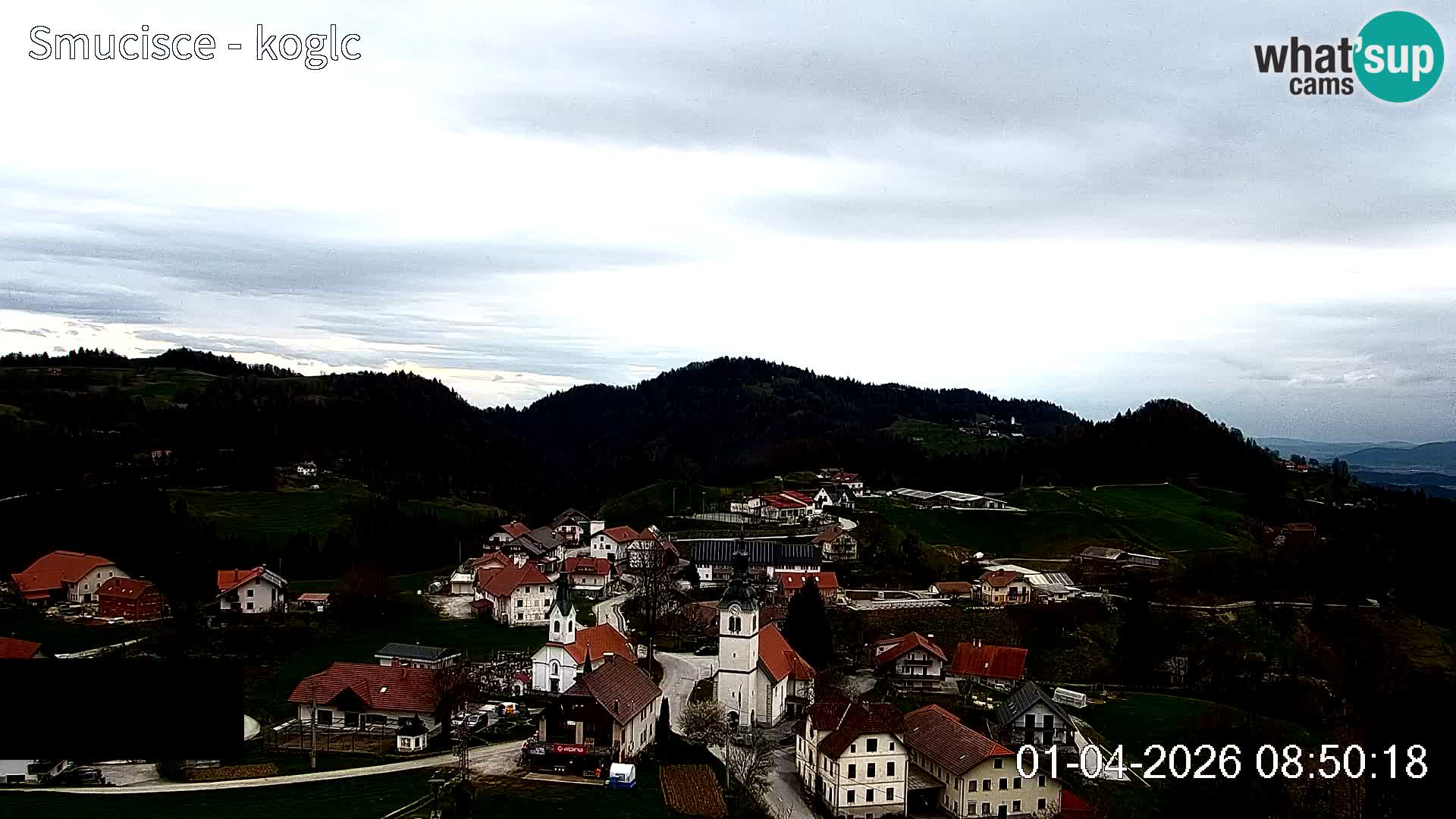 Webcam station de ski Šentjošt – Vue en direct des pistes supérieures