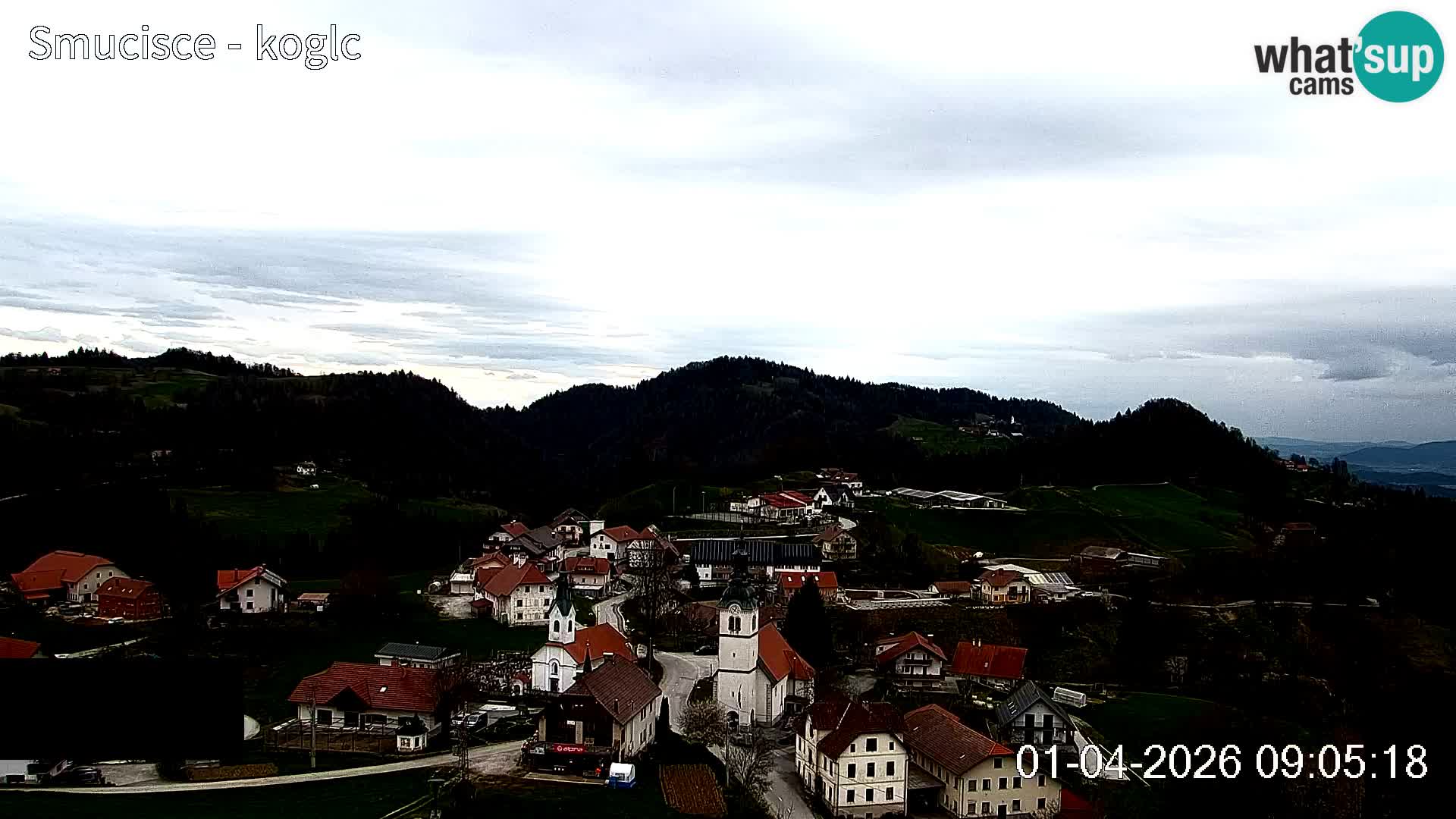 Spletna kamera Šentjošt smučišče – Pogled v živo na zgornji del proge