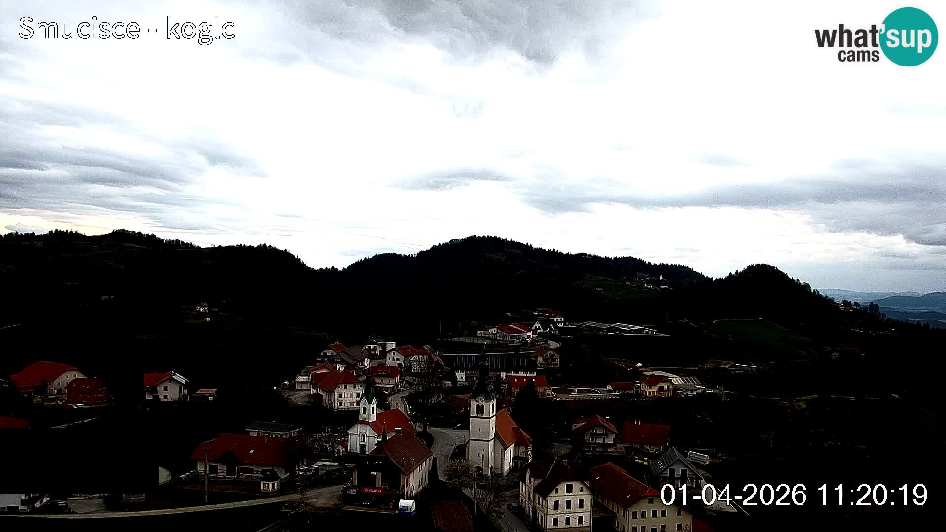 Webcam Šentjošt sci – Vista live sulla parte alta della pista