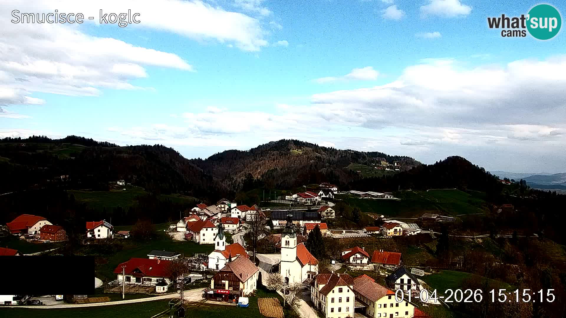 Webcam Šentjošt sci – Vista live sulla parte alta della pista