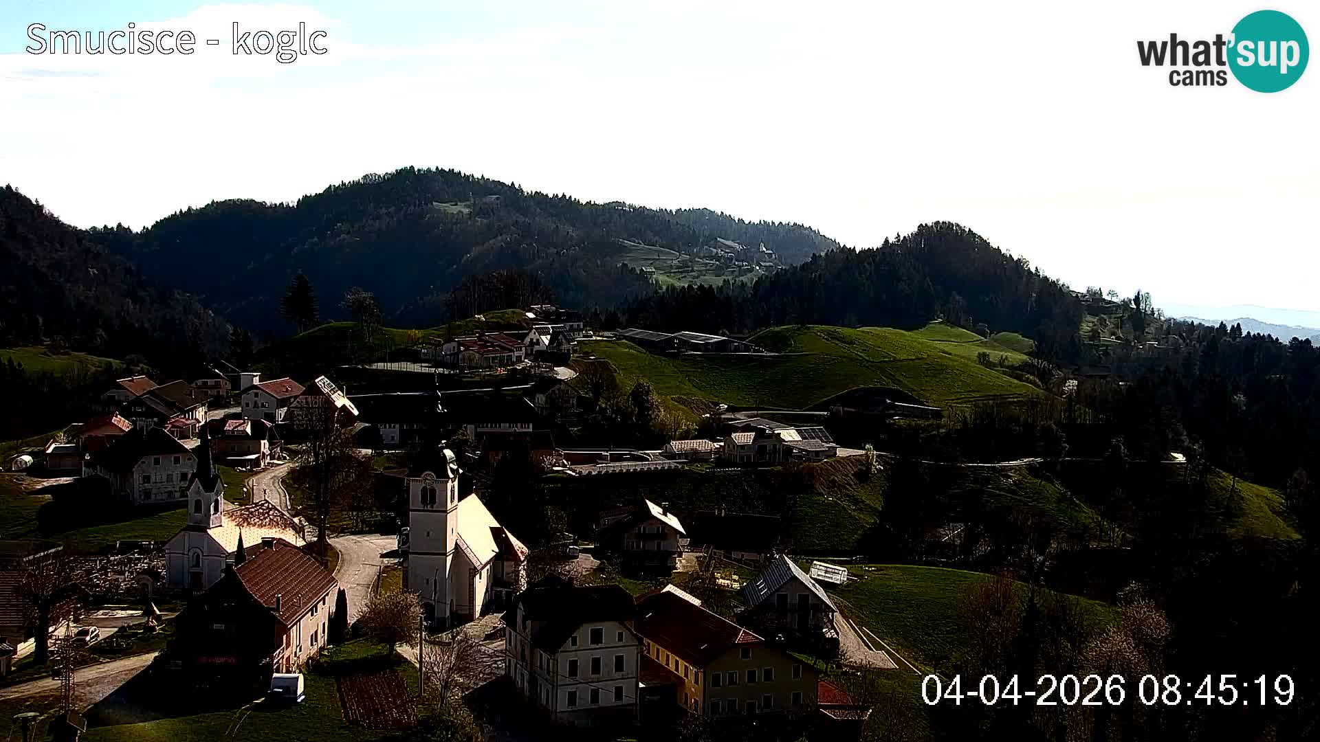 Webcam Šentjošt sci – Vista live sulla parte alta della pista