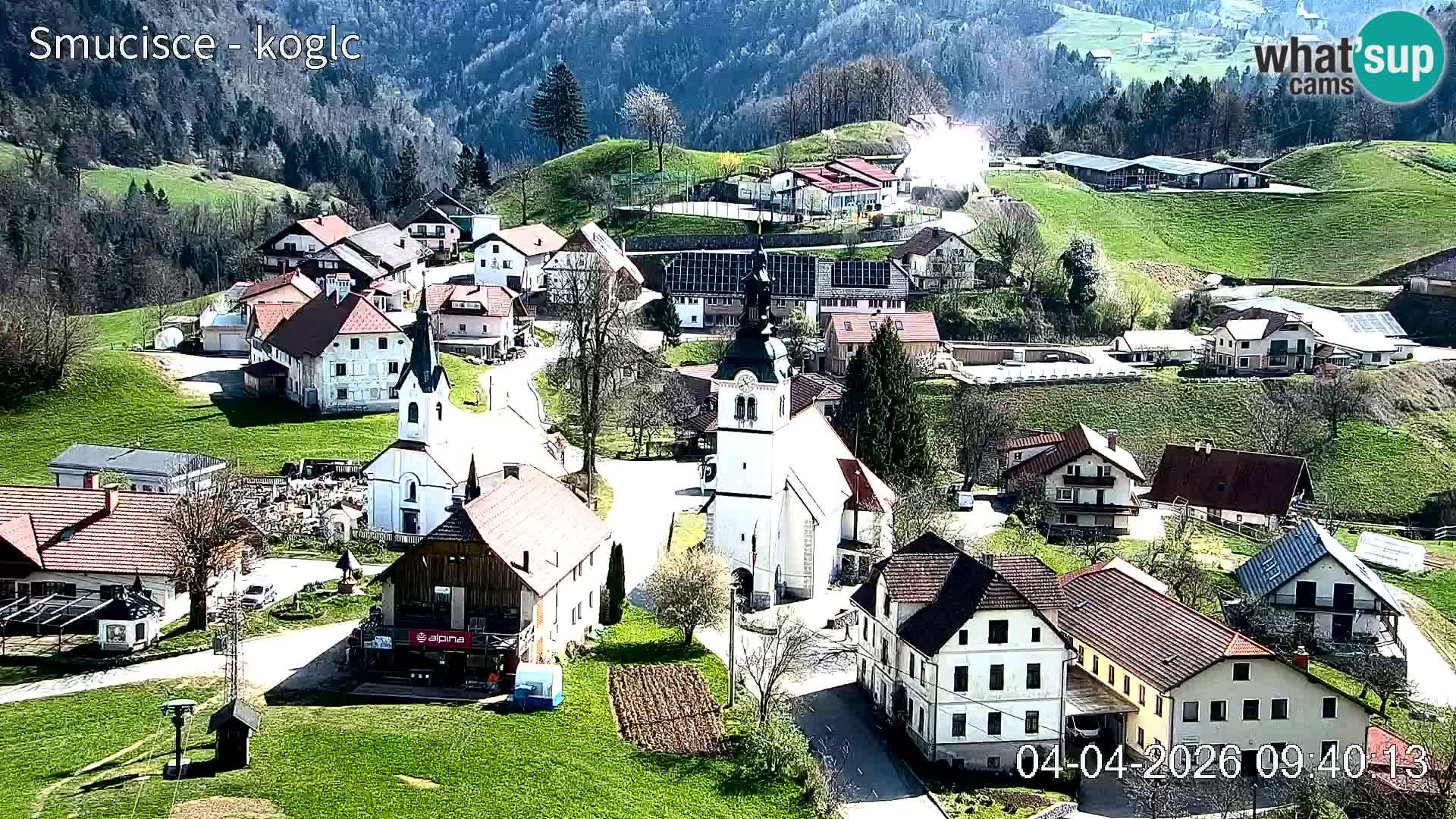 Webcam station de ski Šentjošt – Vue en direct des pistes supérieures
