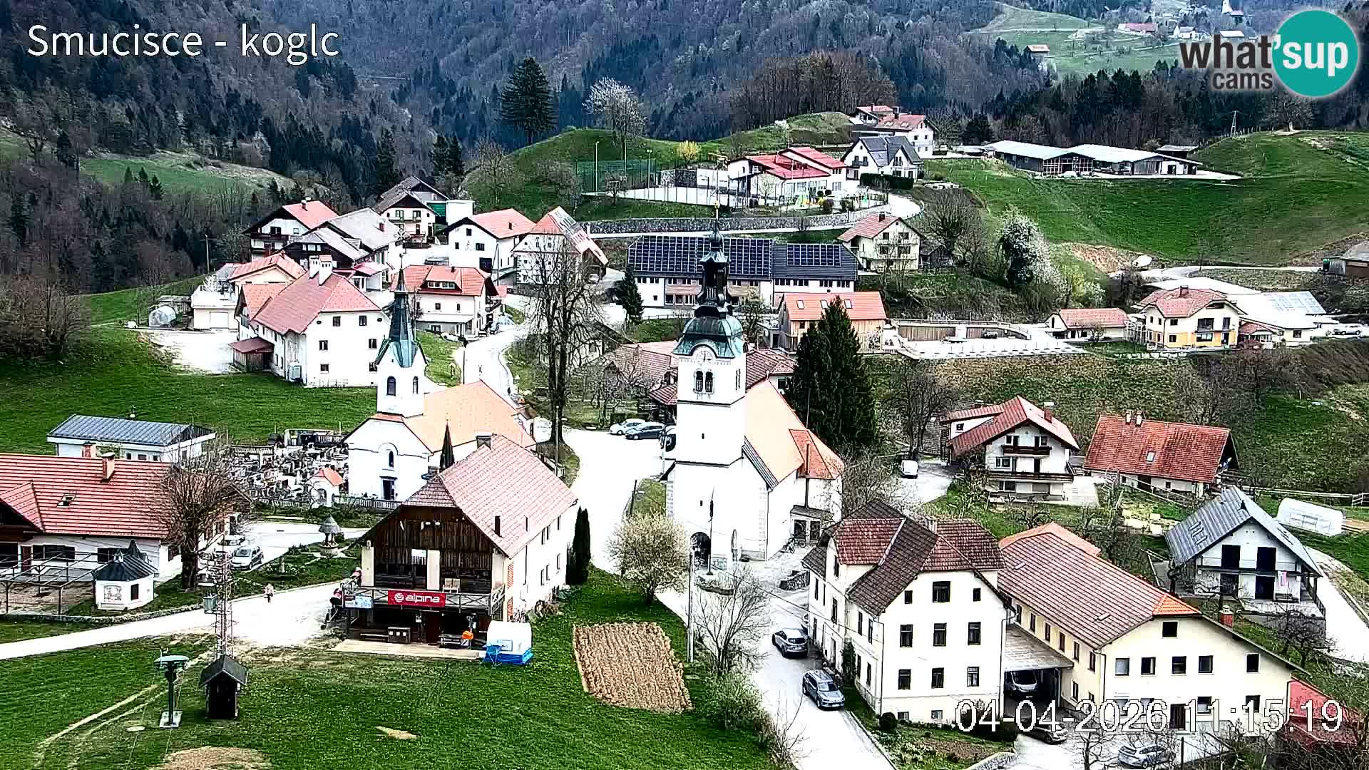 Spletna kamera Šentjošt smučišče – Pogled v živo na zgornji del proge