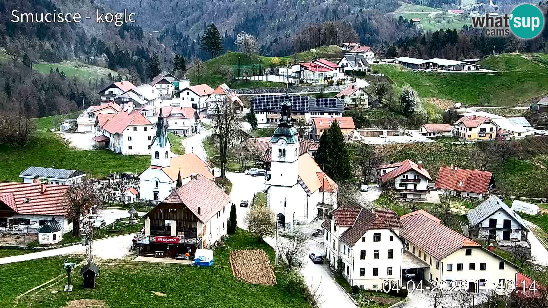 Webcam station de ski Šentjošt – Vue en direct des pistes supérieures