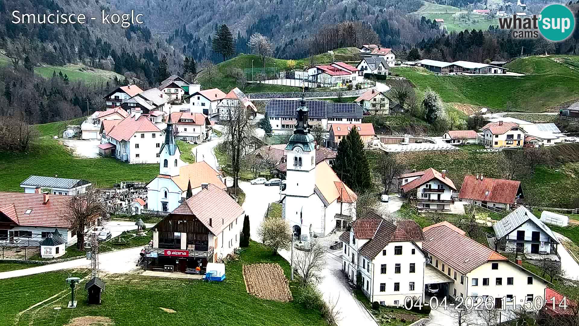 Skikamera Šentjošt – Liveblick auf den oberen Pistenbereich