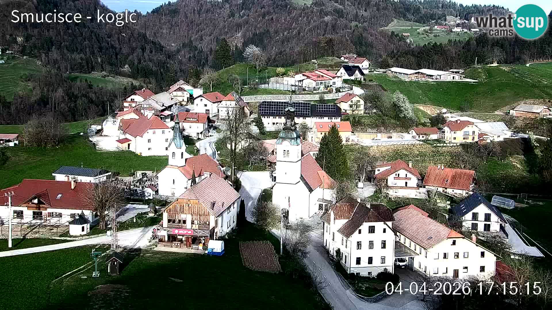 Spletna kamera Šentjošt smučišče – Pogled v živo na zgornji del proge