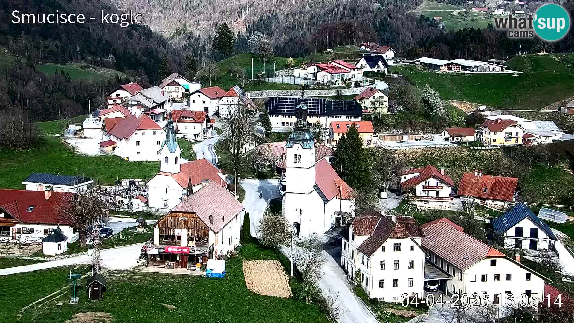 Webcam estación de esquí Šentjošt – Vista en vivo de la pista superior