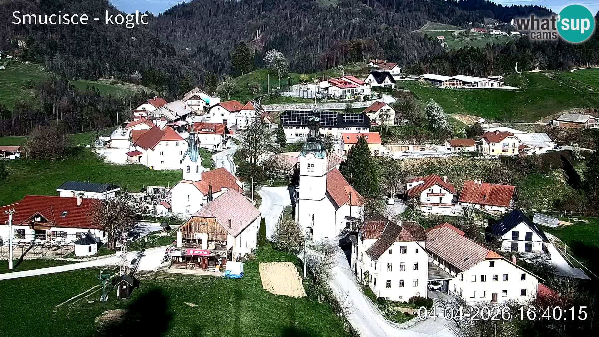 Web kamera Šentjošt skijalište – Pogled uživo na gornji dio staze