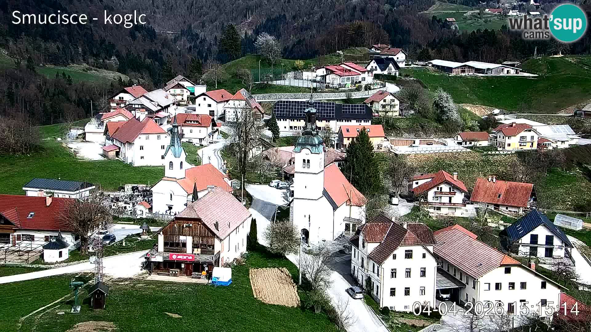 Webcam estación de esquí Šentjošt – Vista en vivo de la pista superior