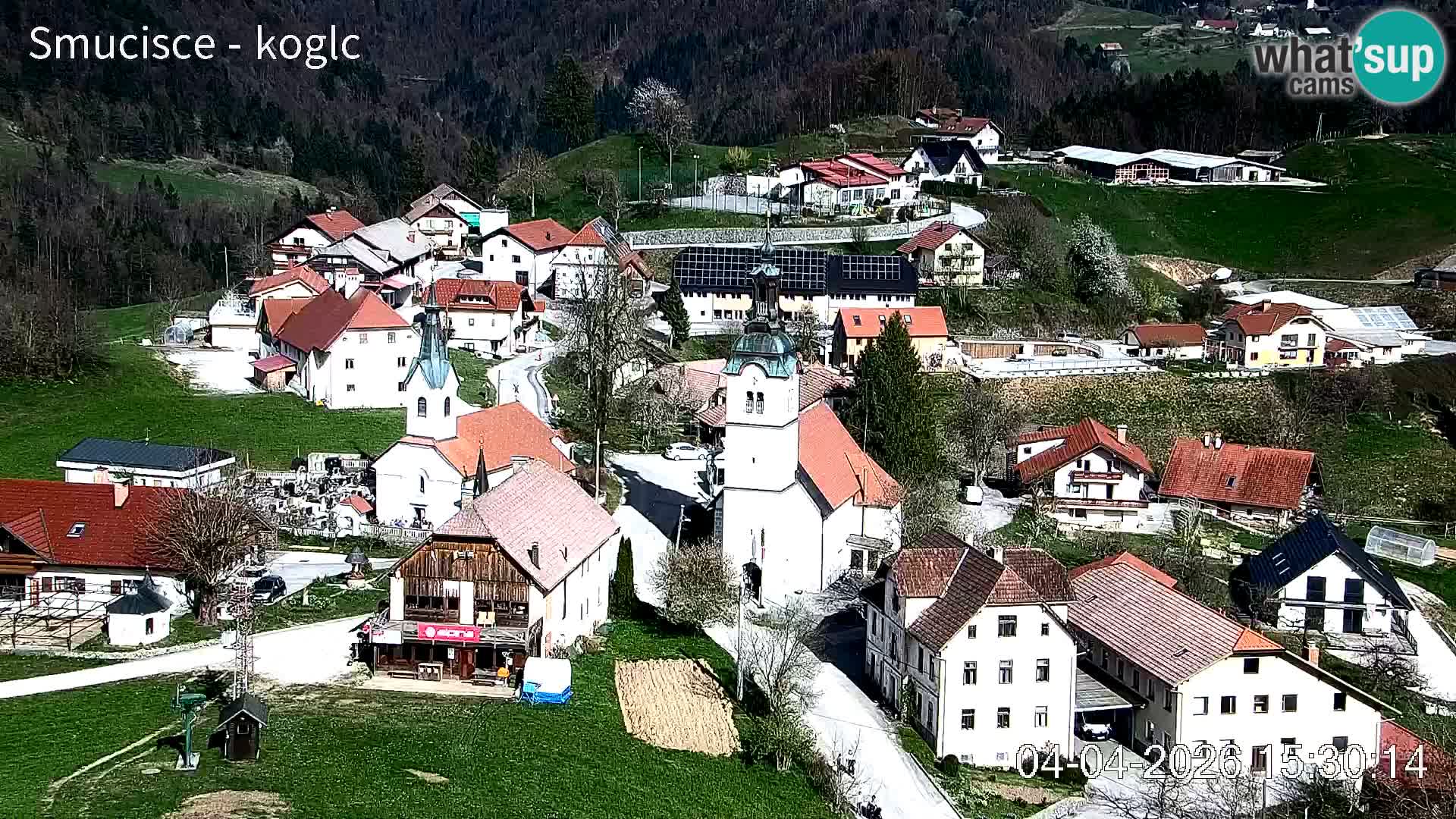 Spletna kamera Šentjošt smučišče – Pogled v živo na zgornji del proge