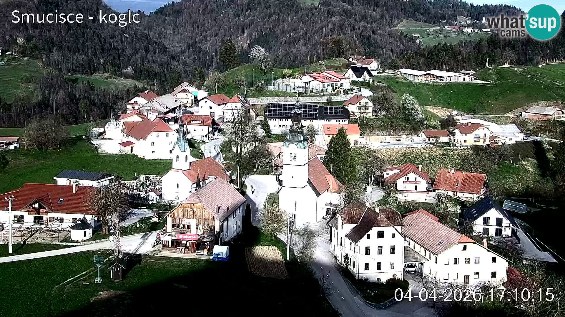 Spletna kamera Šentjošt smučišče – Pogled v živo na zgornji del proge