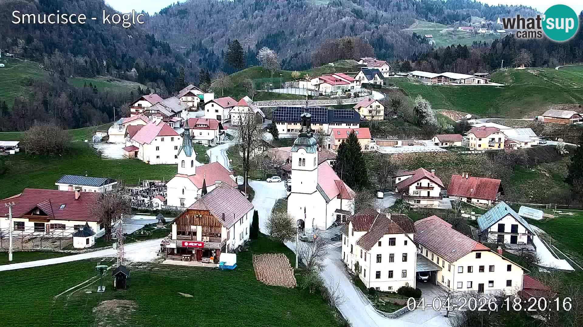 Webcam estación de esquí Šentjošt – Vista en vivo de la pista superior