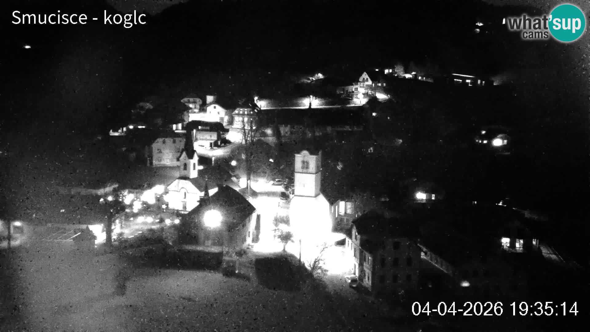Webcam Šentjošt sci – Vista live sulla parte alta della pista