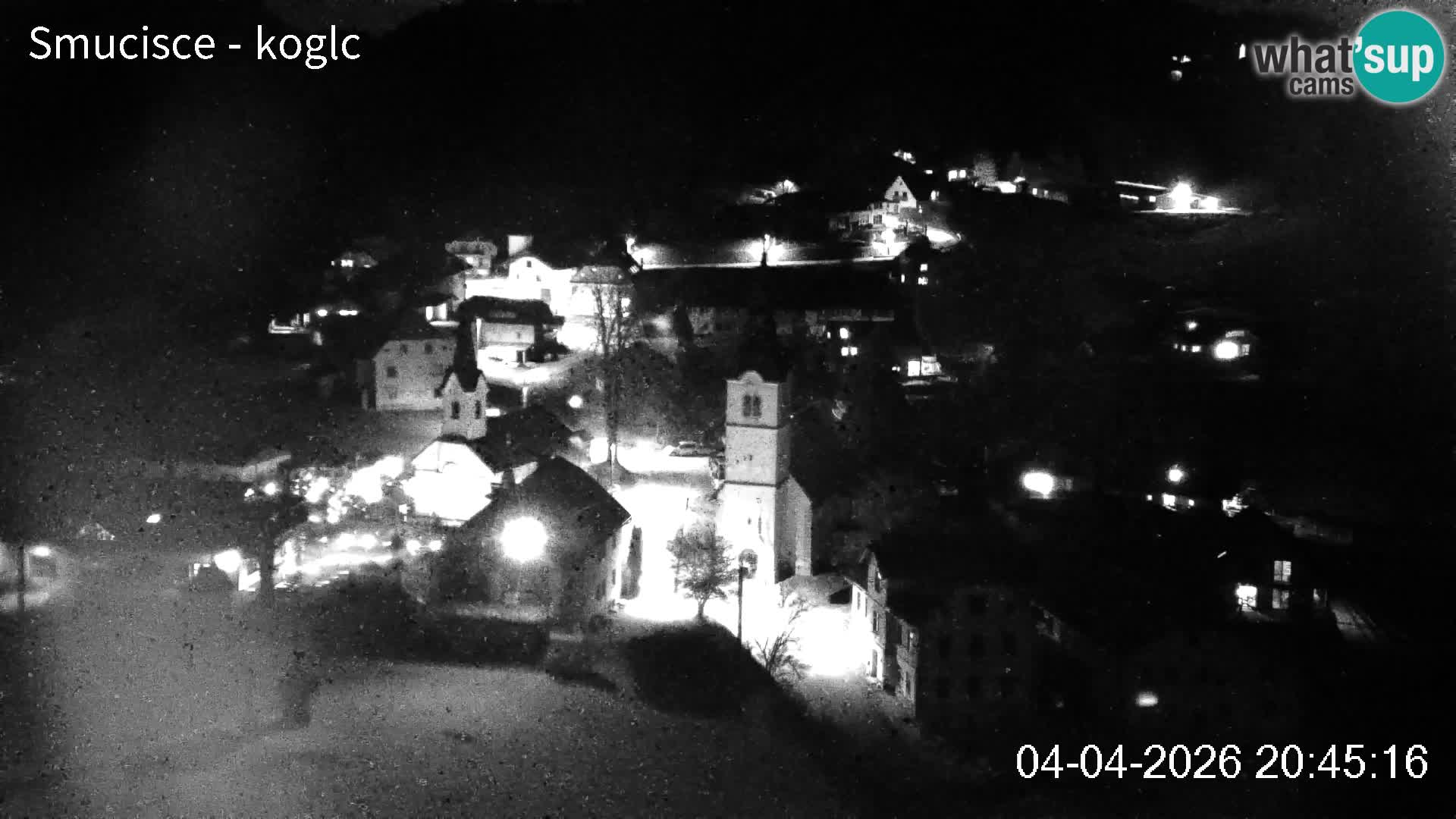 Webcam Šentjošt sci – Vista live sulla parte alta della pista