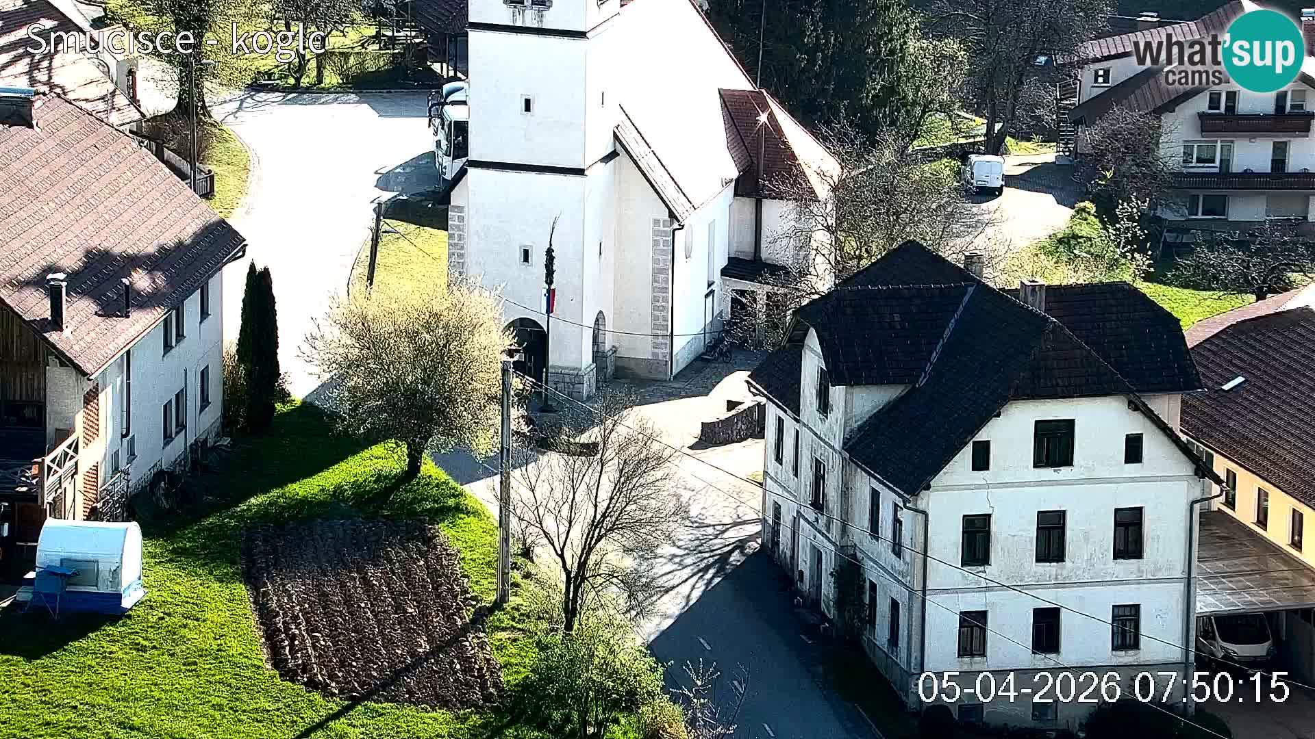 Webcam Šentjošt sci – Vista live sulla parte alta della pista